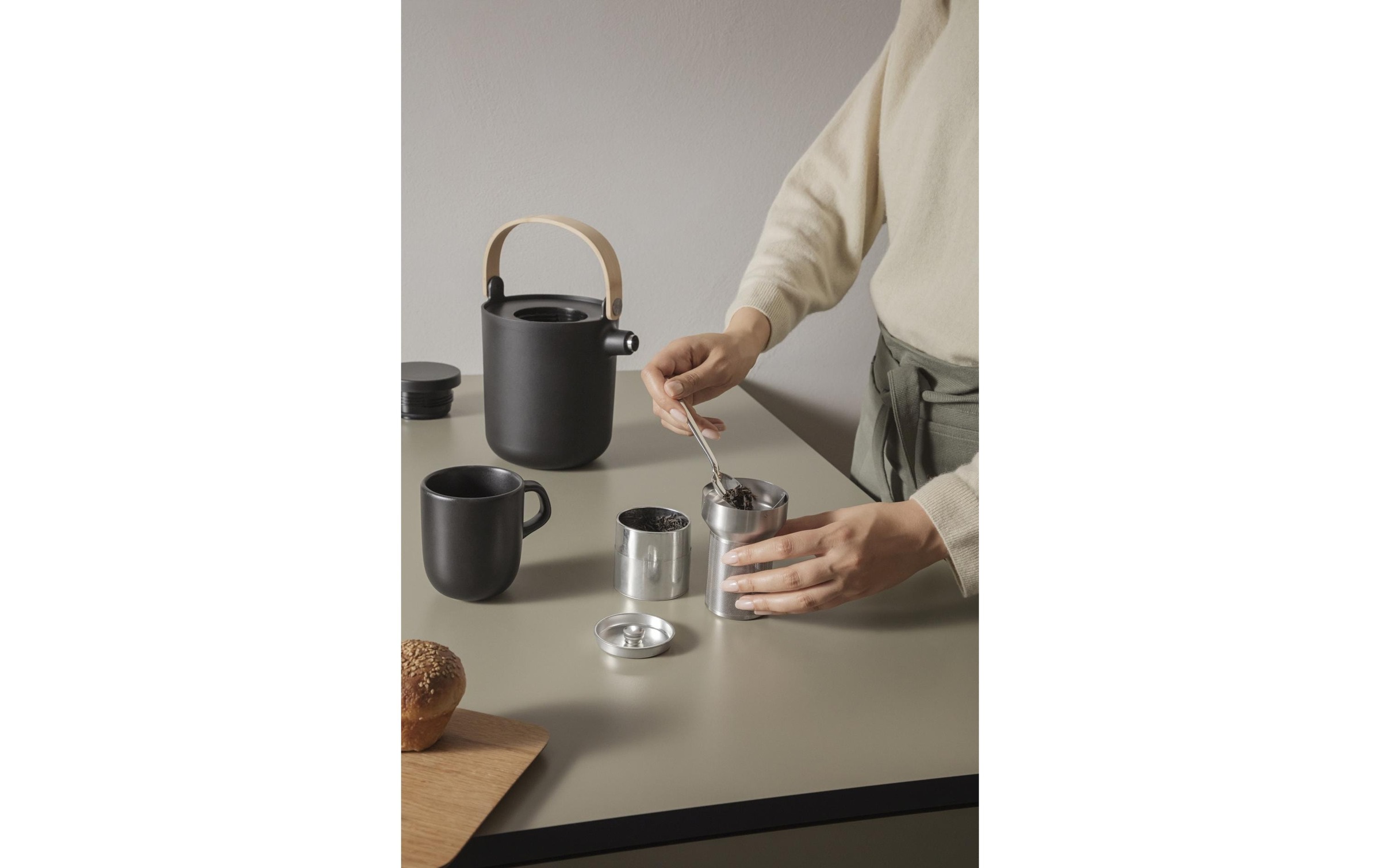 Eva Solo Teebereiter »Solo Teebereiter Nordic Kitchen«, Griff aus Bambus gefertigt (China)
