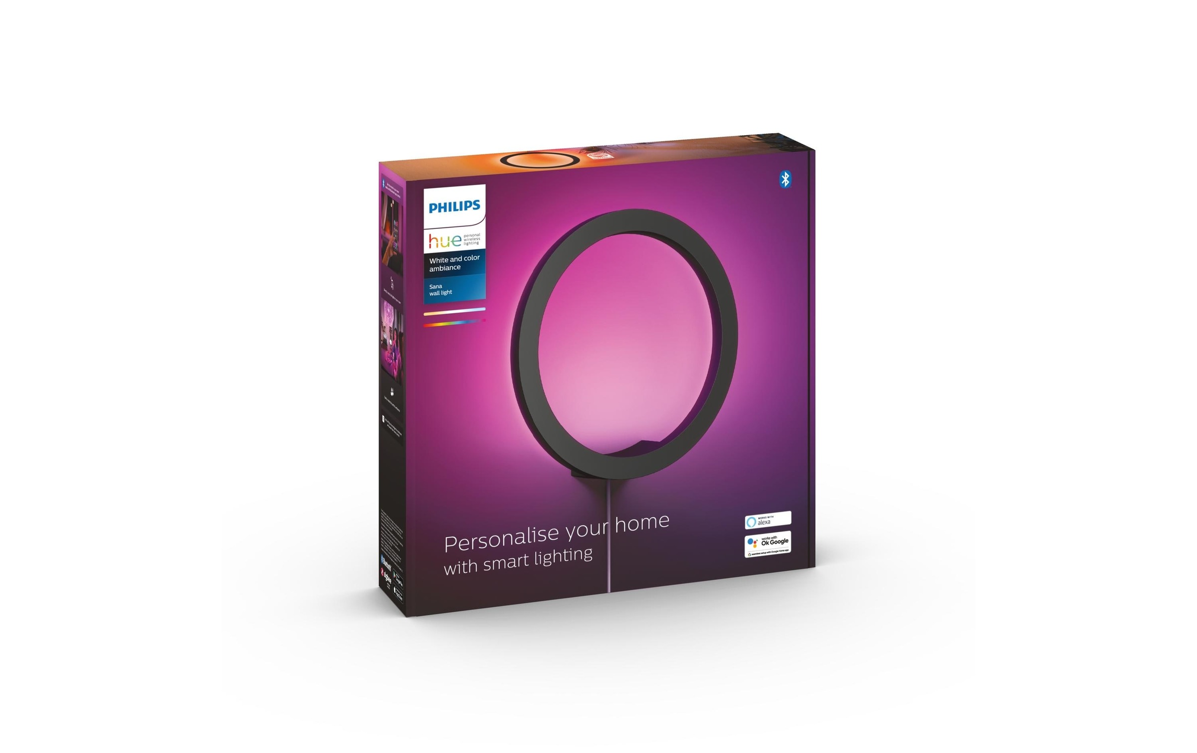 Philips Hue Wandleuchte "White & Color" Kaltweiss  Neutralweiss  Tageslichtweiss  Warmweiss