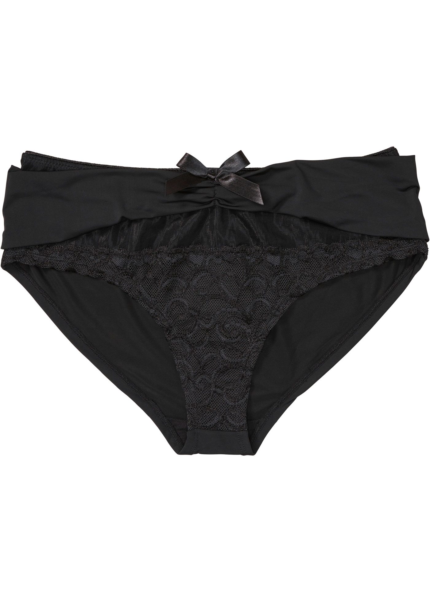 bonprix Panty 1 cuis mit Stoffdrapierung, mit Elasthan-Anteil