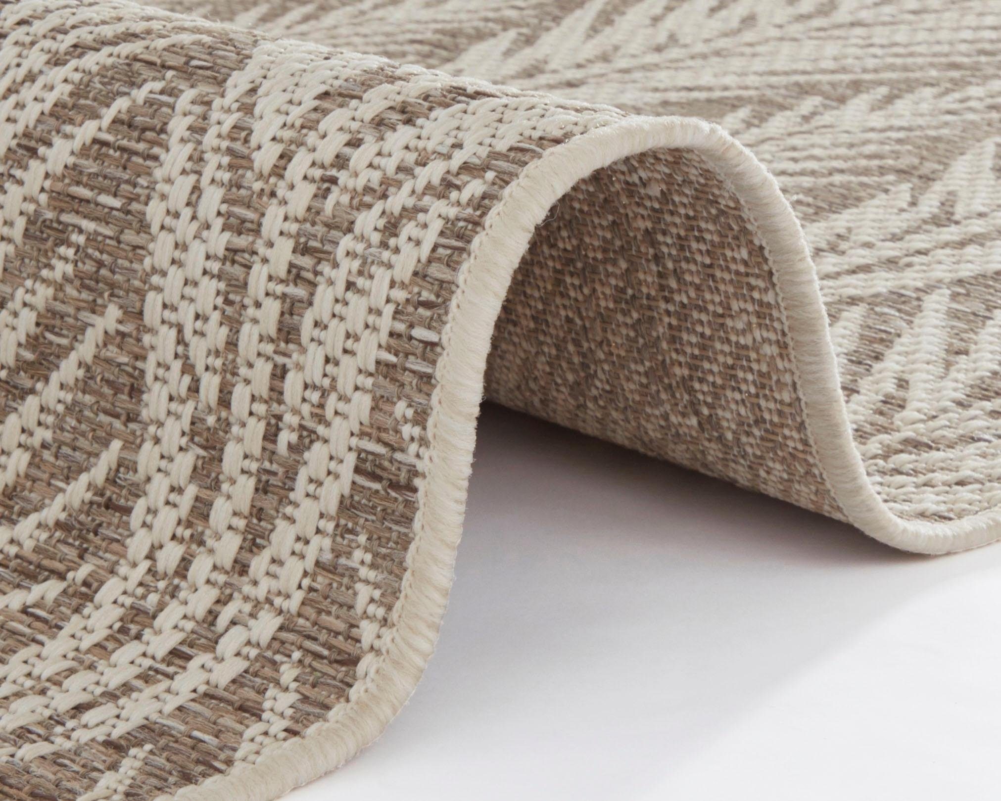 NORTHRUGS Läufer »Pella«, rechteckig, 4 mm Höhe, In-und Outdoor geeignet, Strapazierfähig und pflegeleicht, Flachgewebe