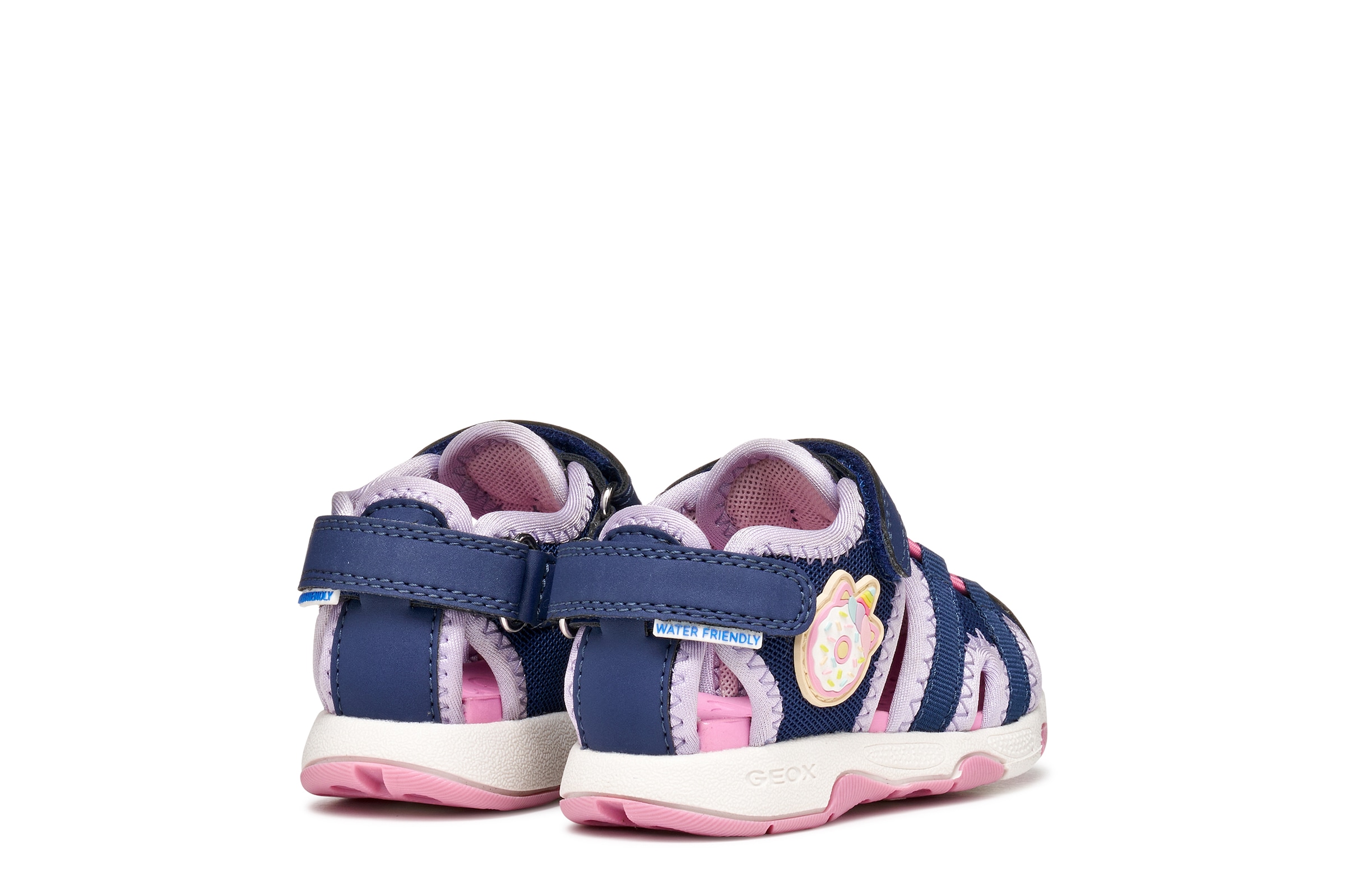 Geox Chaussures de marche »B SANDAL MULTY GIRL«  chaussure bébé, chaussure d'été, chaussure à scratch, gabarit de taille à télécharger