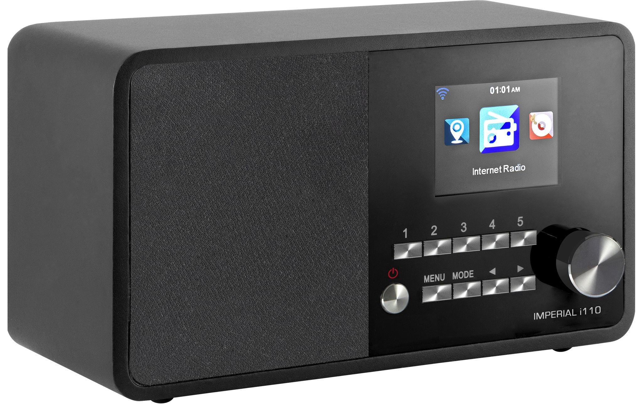 IMPERIAL Internet-Radio »i110 Schwarz«, (WLAN Internetradio)