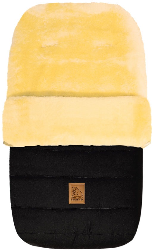 Image of Heitmann Felle Fusssack »Eisbärchen - Winter-Babyfusssack«, mit echtem Lammfell, für Kinderwagen und Buggy, 6 Gurtschlitze, waschbar bei Ackermann Versand Schweiz