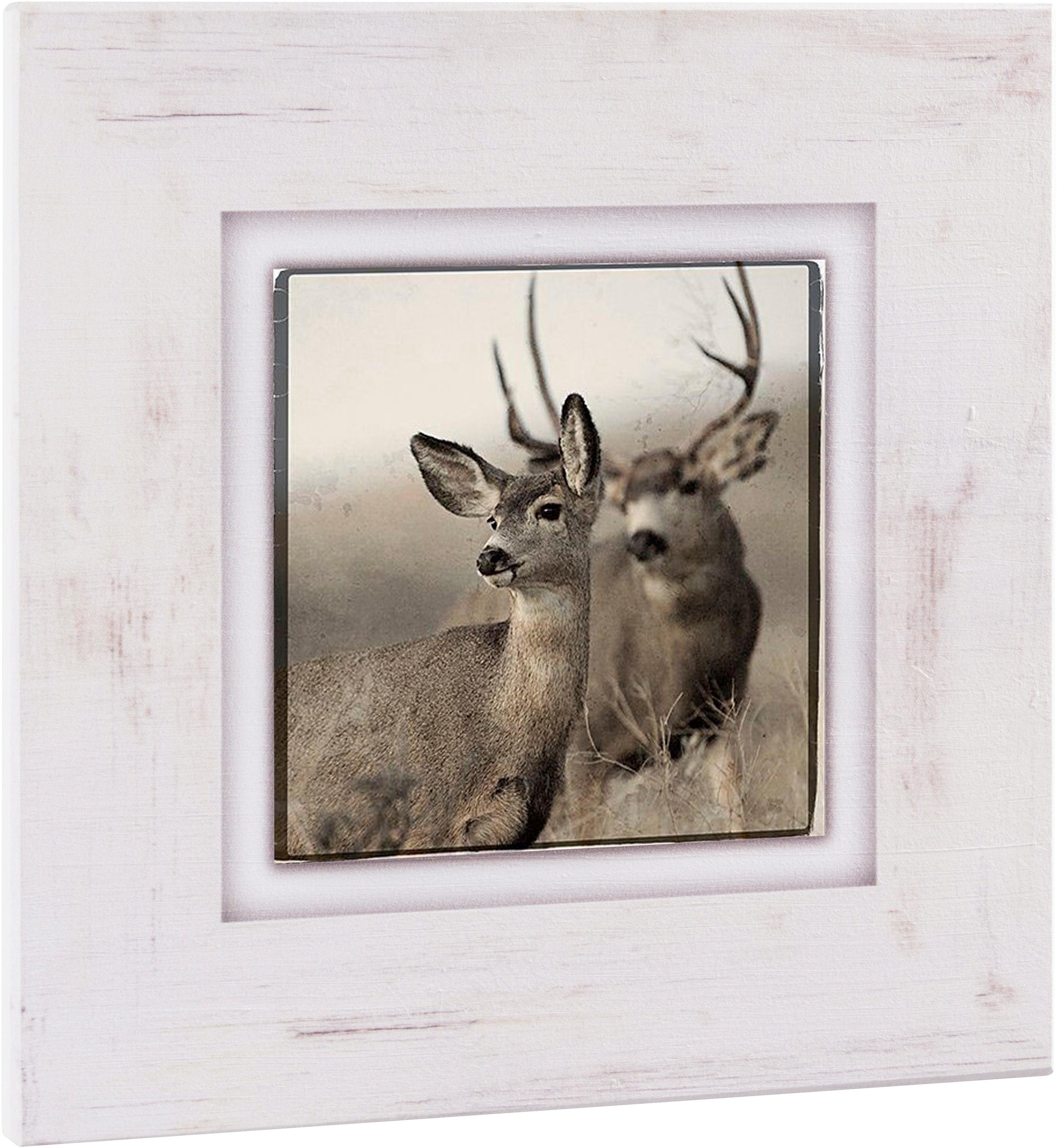 Image of Home affaire Holzbild »Reh/Hirsch«, 40/40 cm bei Ackermann Versand Schweiz