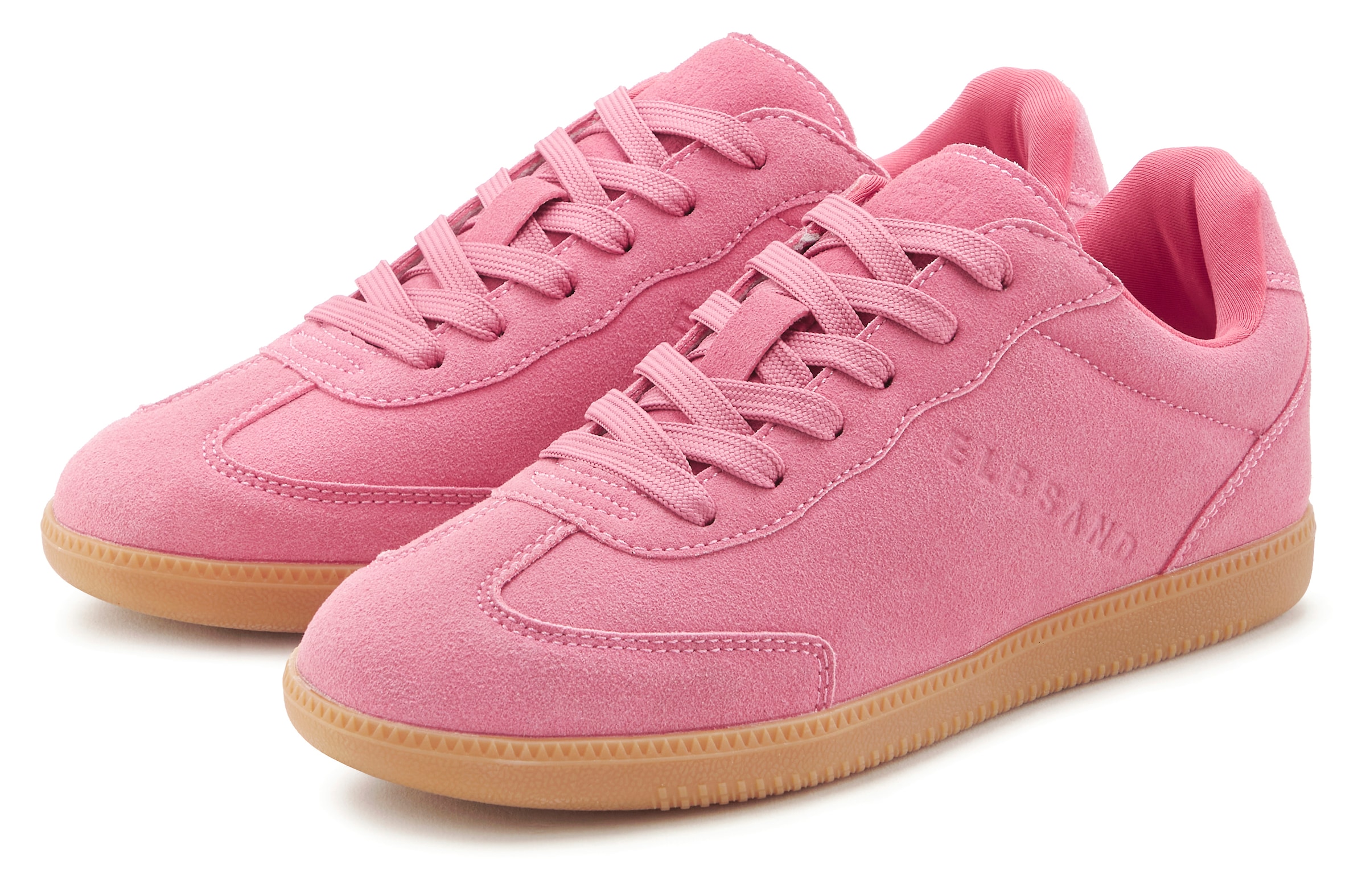 Image of Elbsand Sneaker "Freizeitschuh, Ledersneaker, Schnürschuh" Retro Sneaker, Lederschuh, Schnürhalbschuh aus Leder Unisex