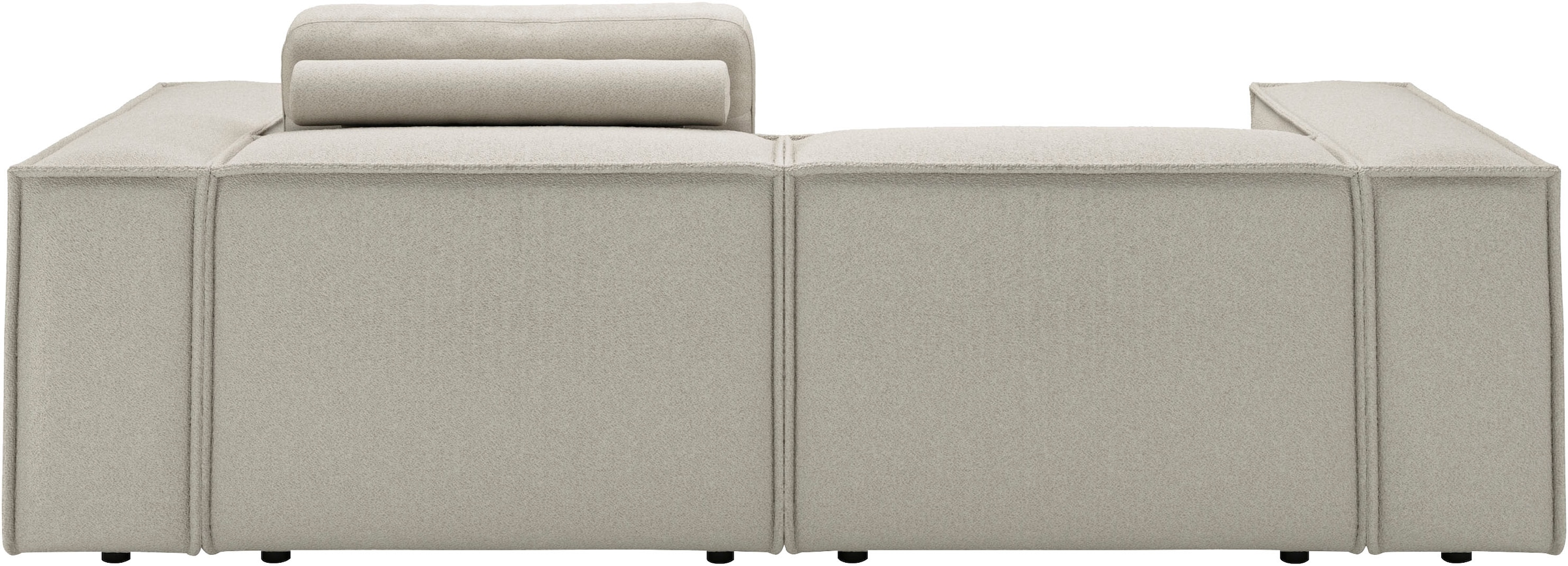 Home affaire 2-places »Watertown, modern, Sofa 246 cm breit, in 2 Tiefen, Japandi Design« canapé élégant profondeur 98 cm, avec assise extra large, bouclé