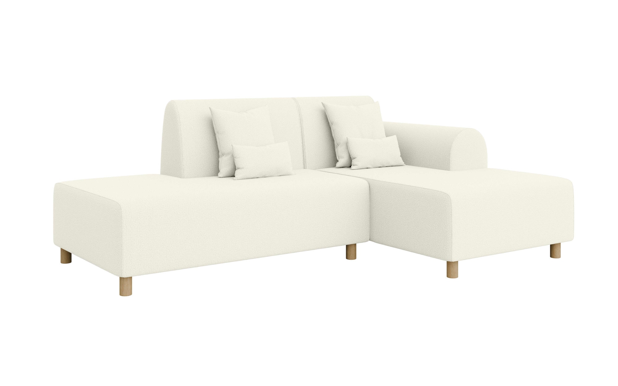 INOSIGN Ecksofa »Suyala«, L-Form mit Hocker