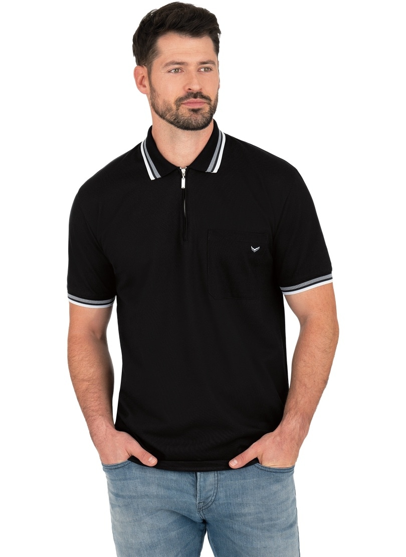 Poloshirt »TRIGEMA Poloshirt mit Reissverschluss«