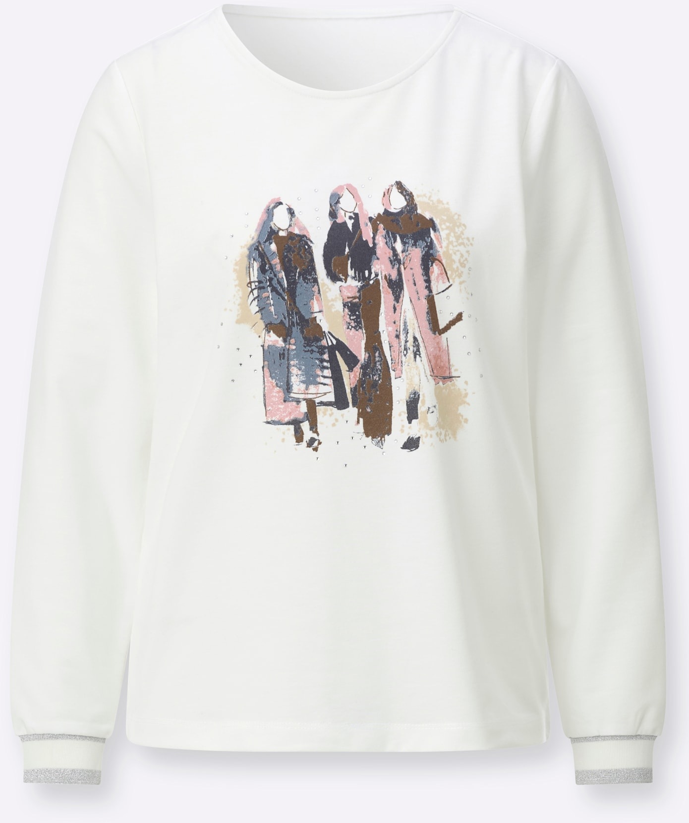 creation L Langarmshirt »Druck-Shirt« 1