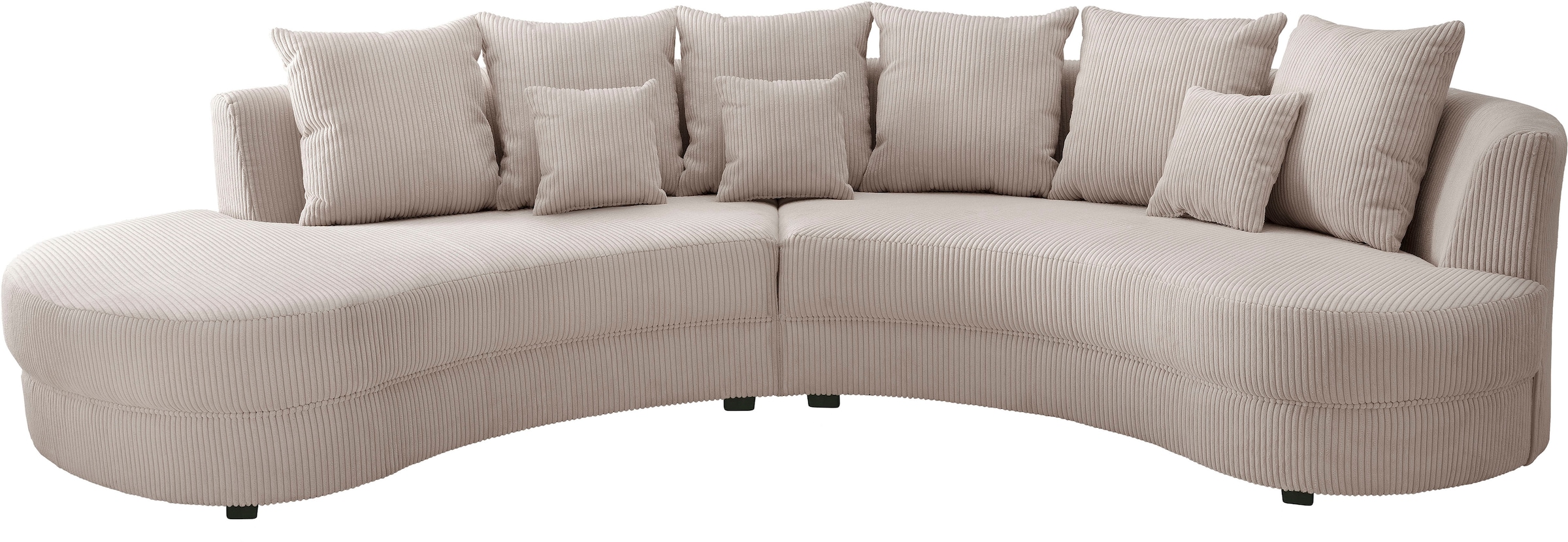 INOSIGN Ecksofa »Limoncello organische Formensprache, L-Form«, ergonomische Form