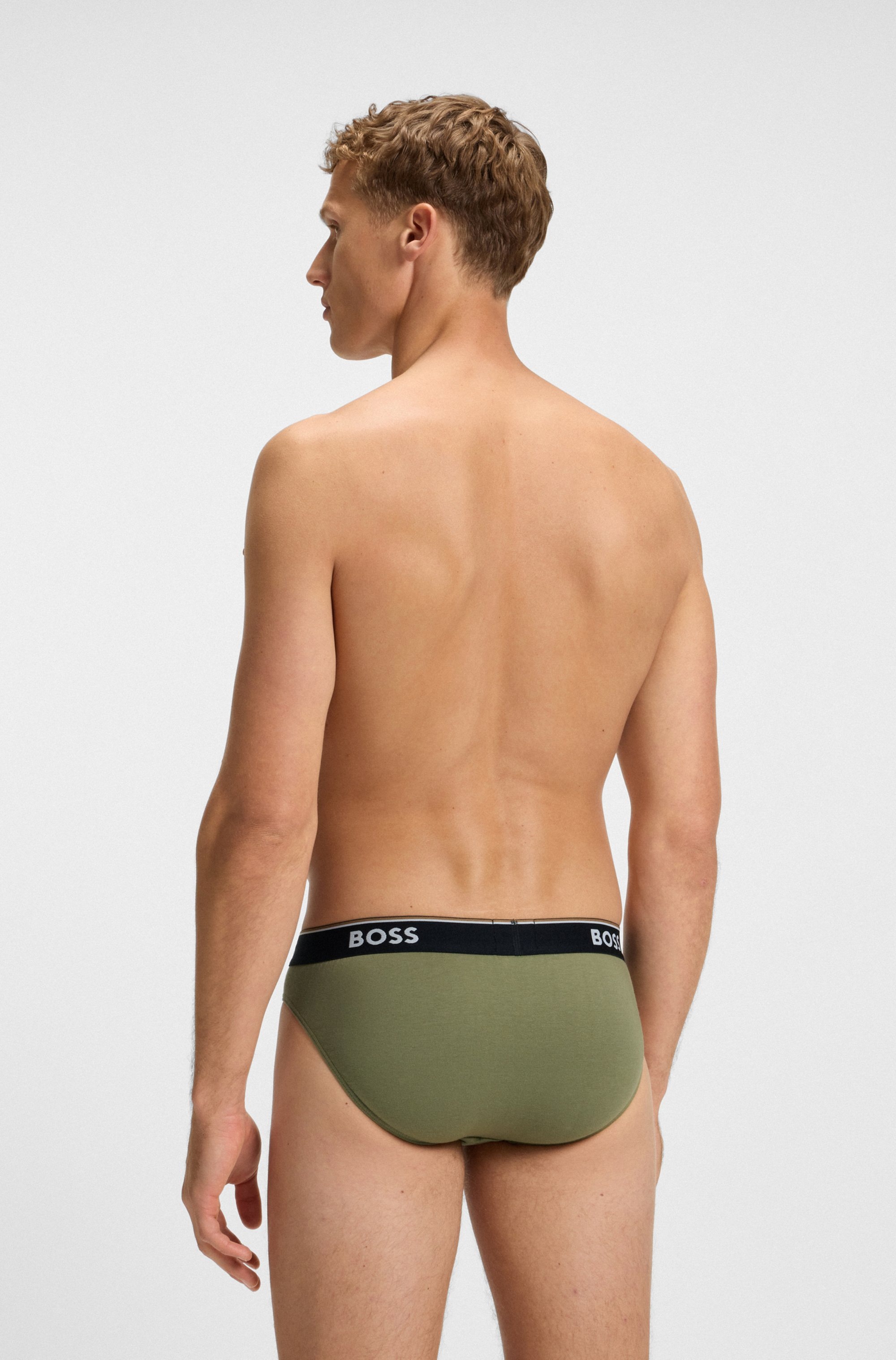 BOSS Slip »Brief 3P Power«, (Packung, 3 St.), mit BOSS Schriftzug
