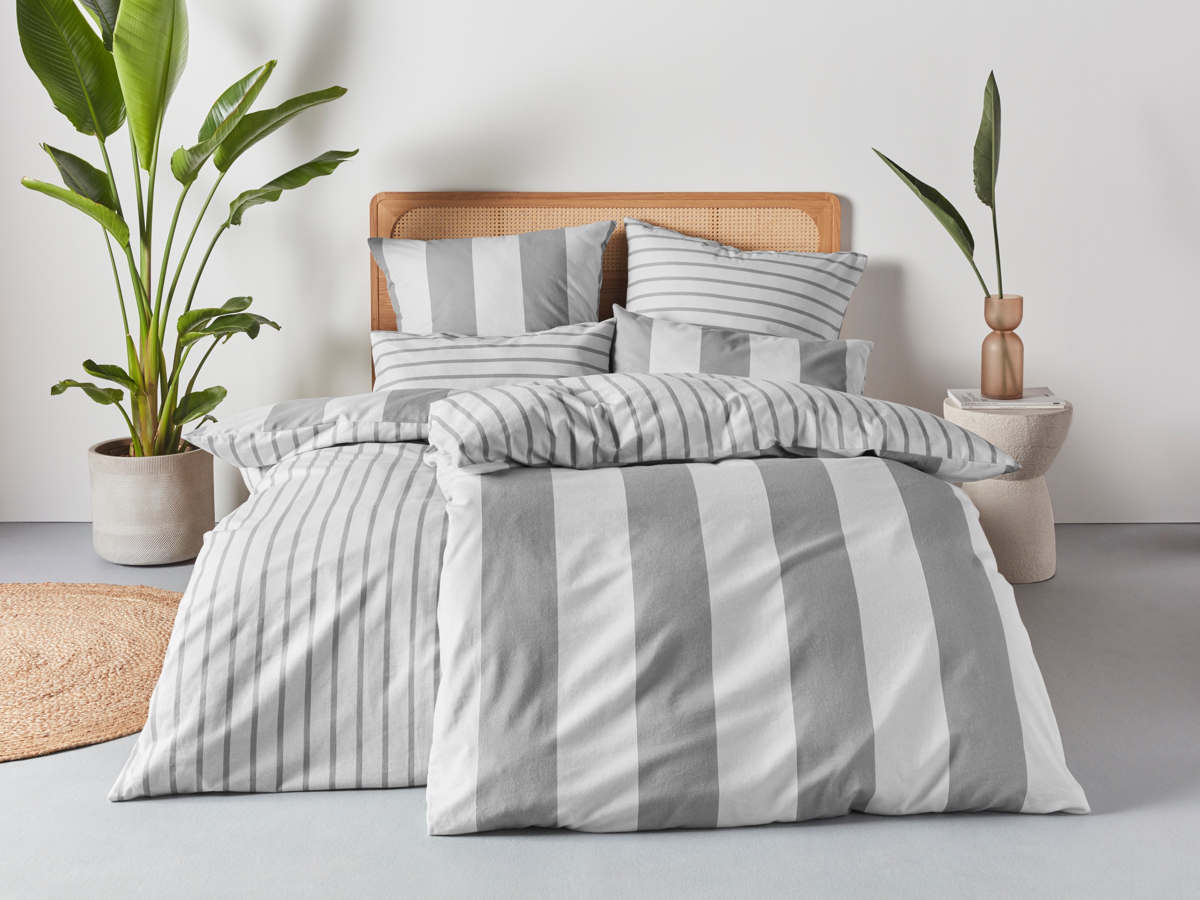 Image of GOODproduct Bettwäsche "Sari" 3 in verschiedenen Qualitäten, moderne Bettwäsche mit Streifen