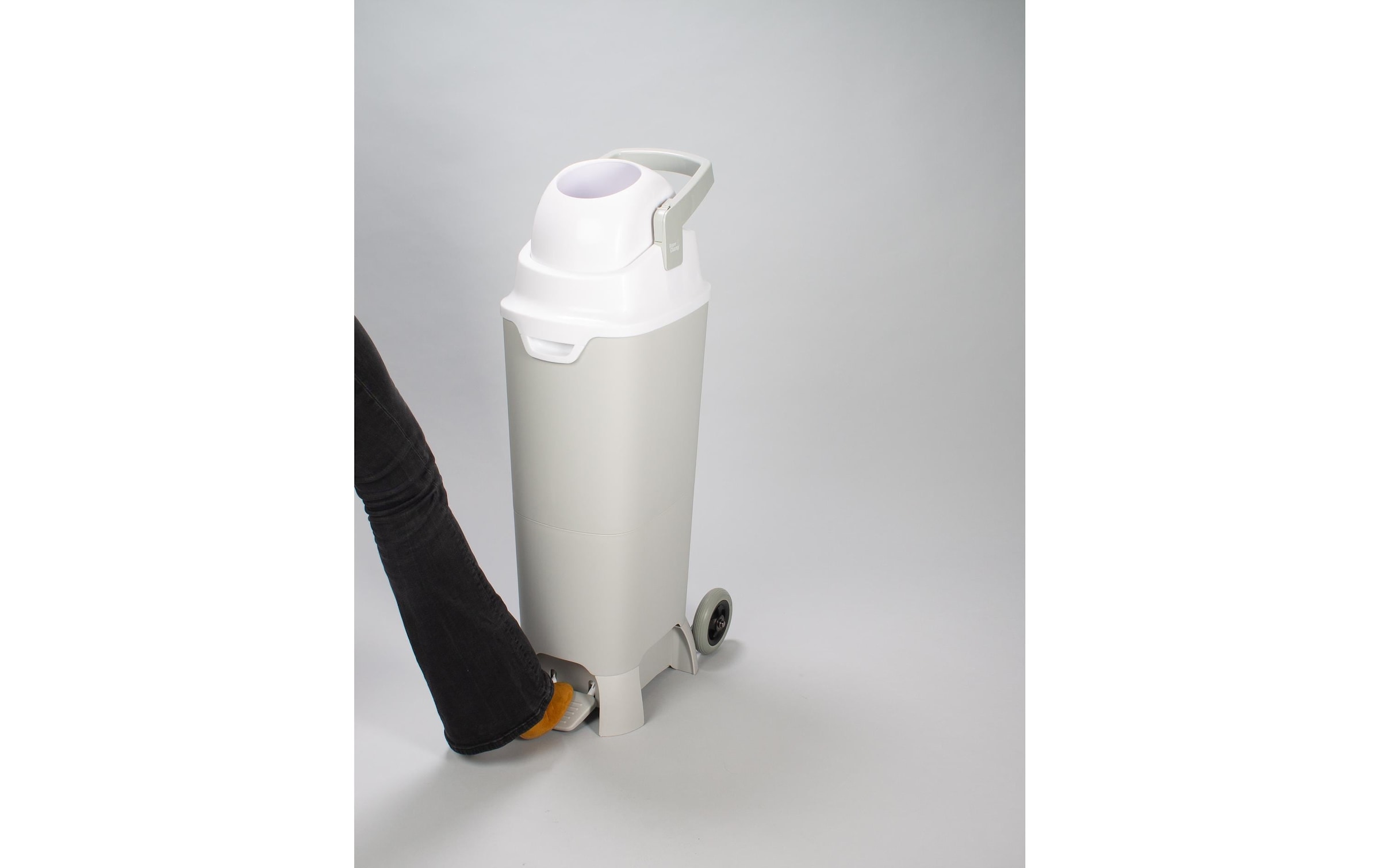 Windeleimer »Diaper Champ One Maxi Handsfree plus 120 l Silberfarben«