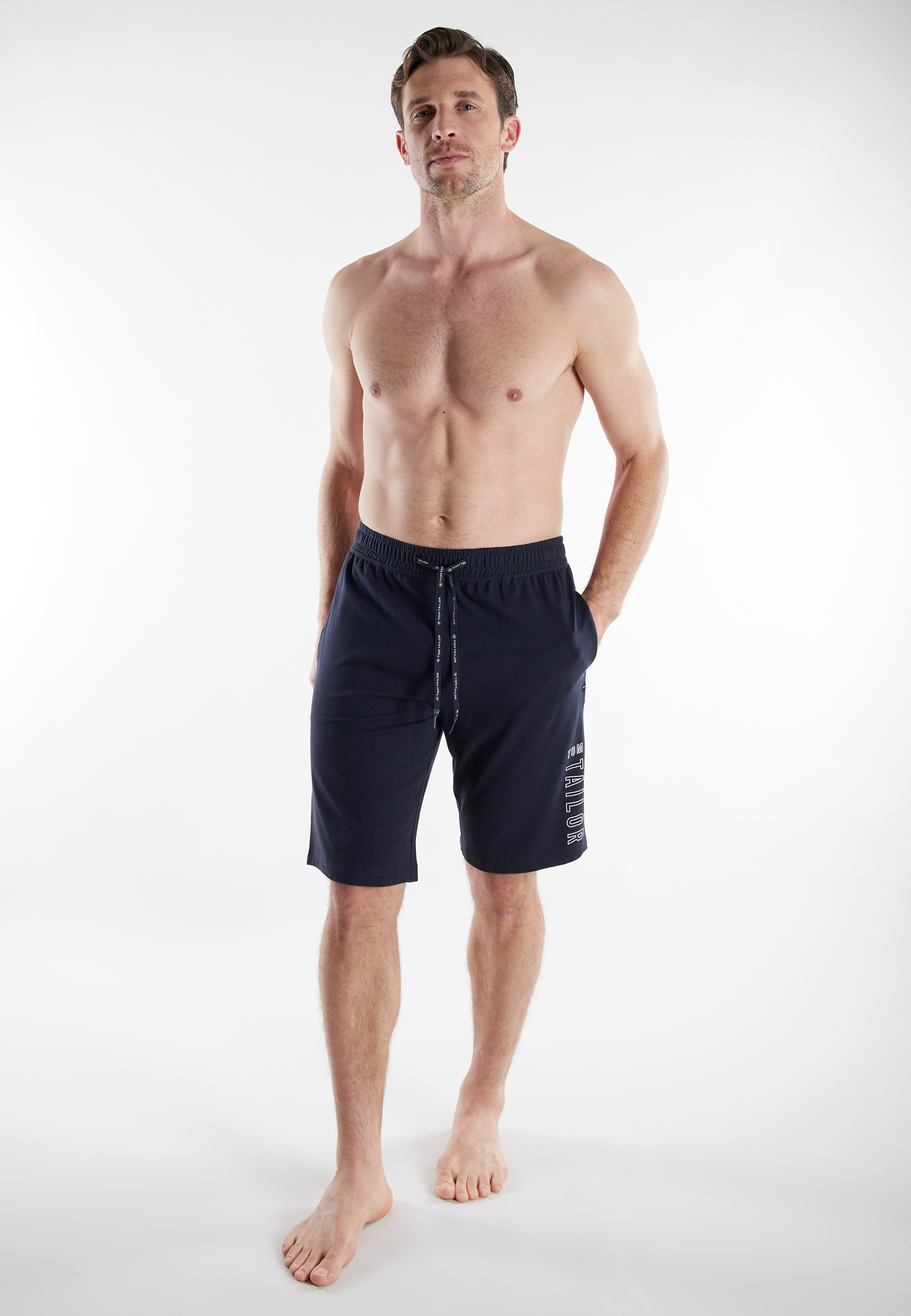 Image of TOM TAILOR Bermudas Single Jersey Material, lockerer Look