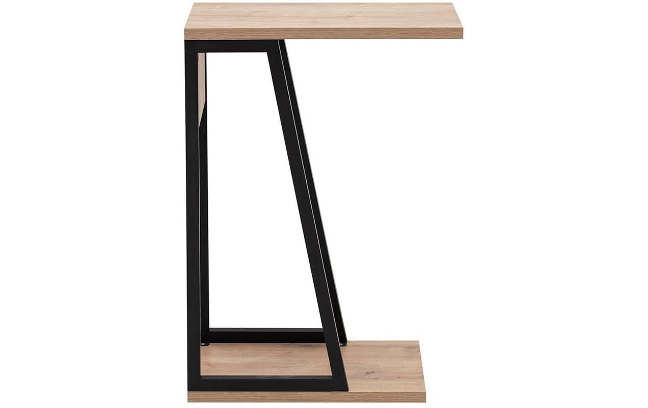 WOODY FASHION Beistelltisch »Lissa 30 x 56.8 cm, Beige/Schwarz«