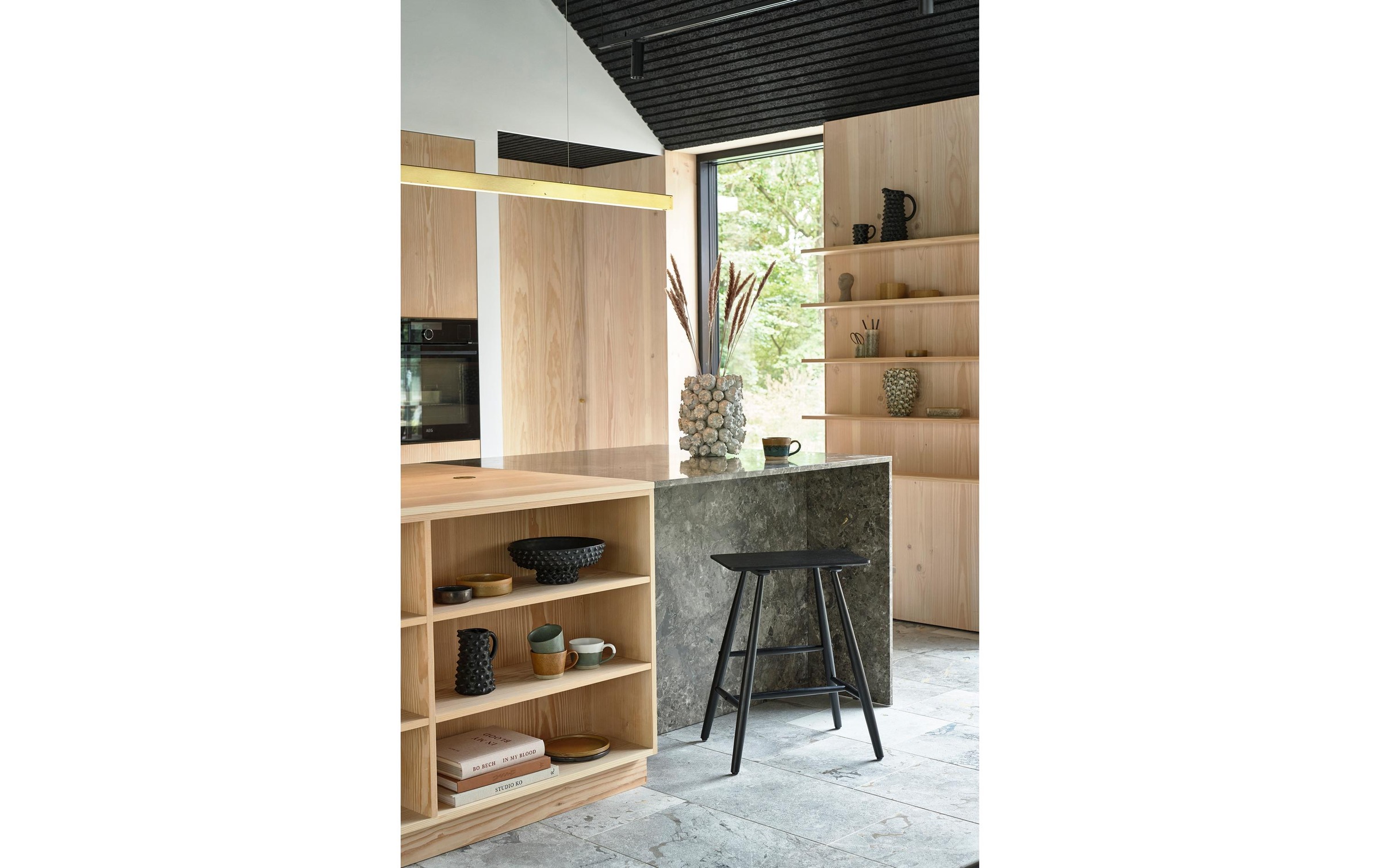 Villa Collection Denmark Schale »Vaest 1 Stück, Schwarz«, 1 tlg., aus Steingut