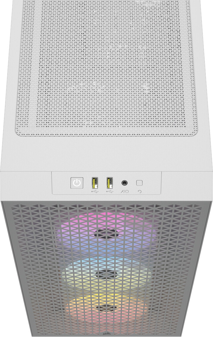 Corsair PC-Gehäuse »3000D RGB Airflow Tempered Glass Mid-Tower, White«, RGB