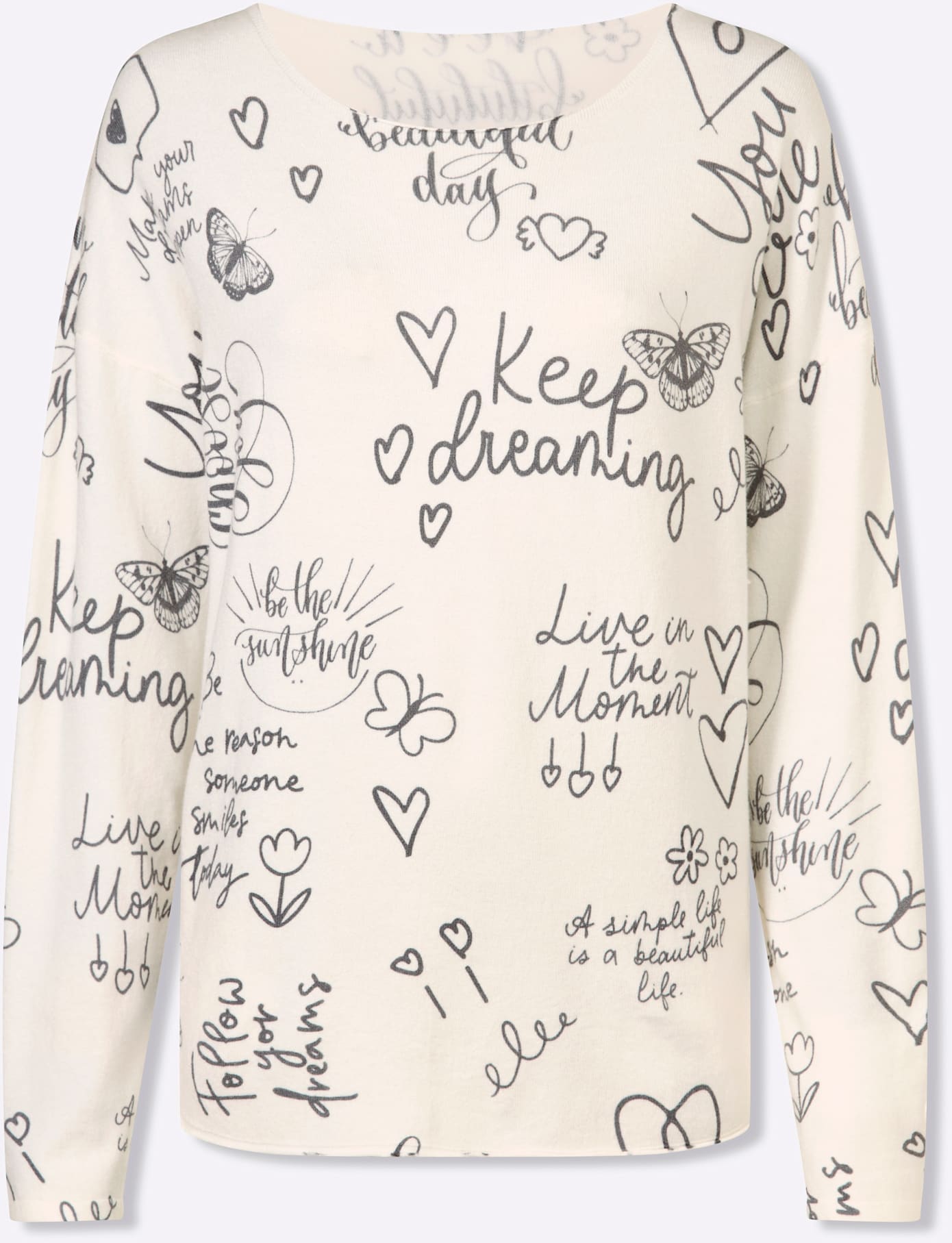 heine Pull en tricot »Druck-Pullover«