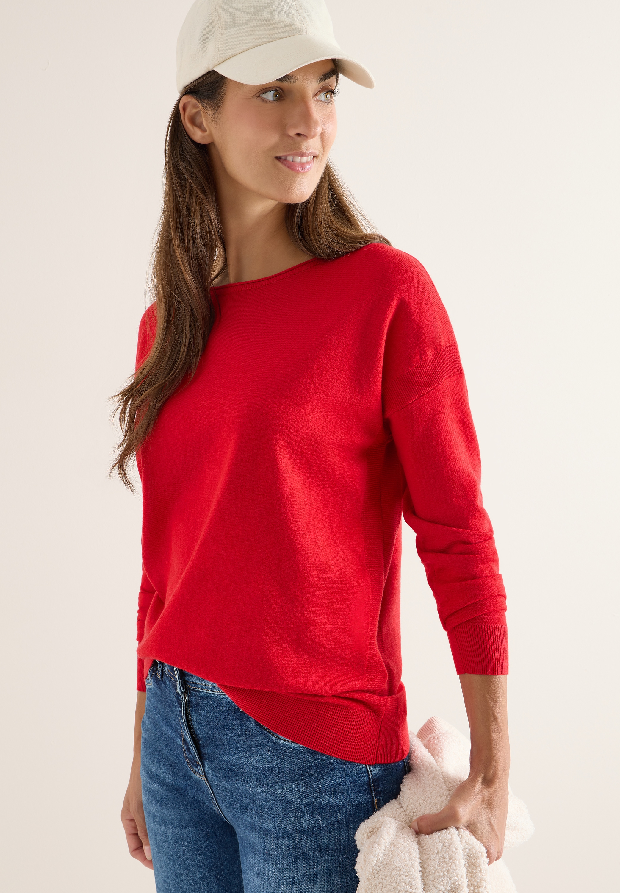 Cecil Strickpullover mit Strukturdetail