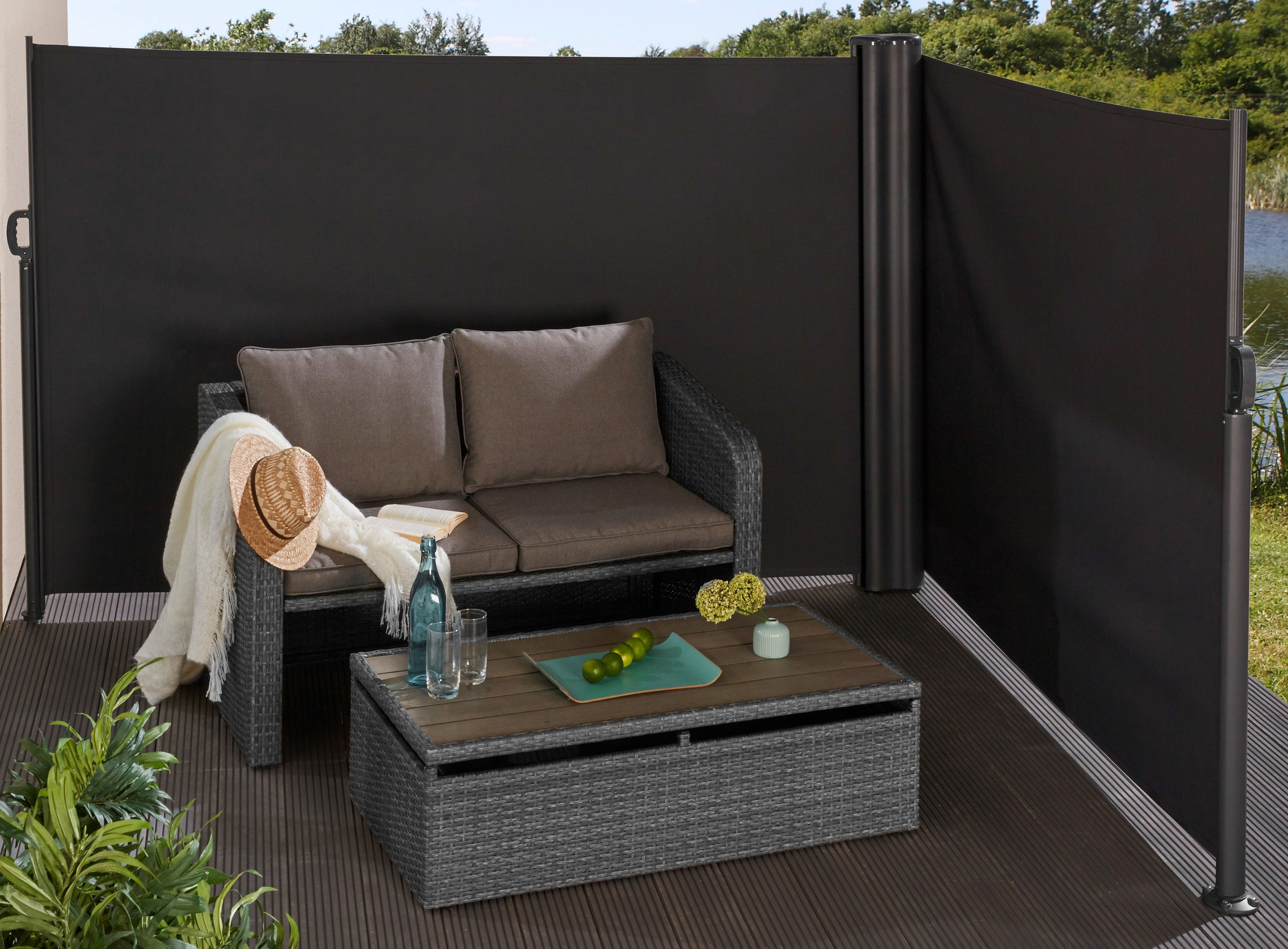 Seitenmarkise BxH: 600x160 cm