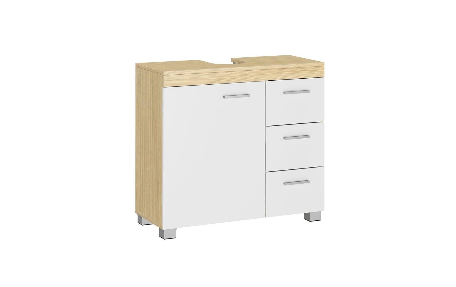 Image of VASAGLE Badregal "64 x 70 cm Braun/Weiss"
