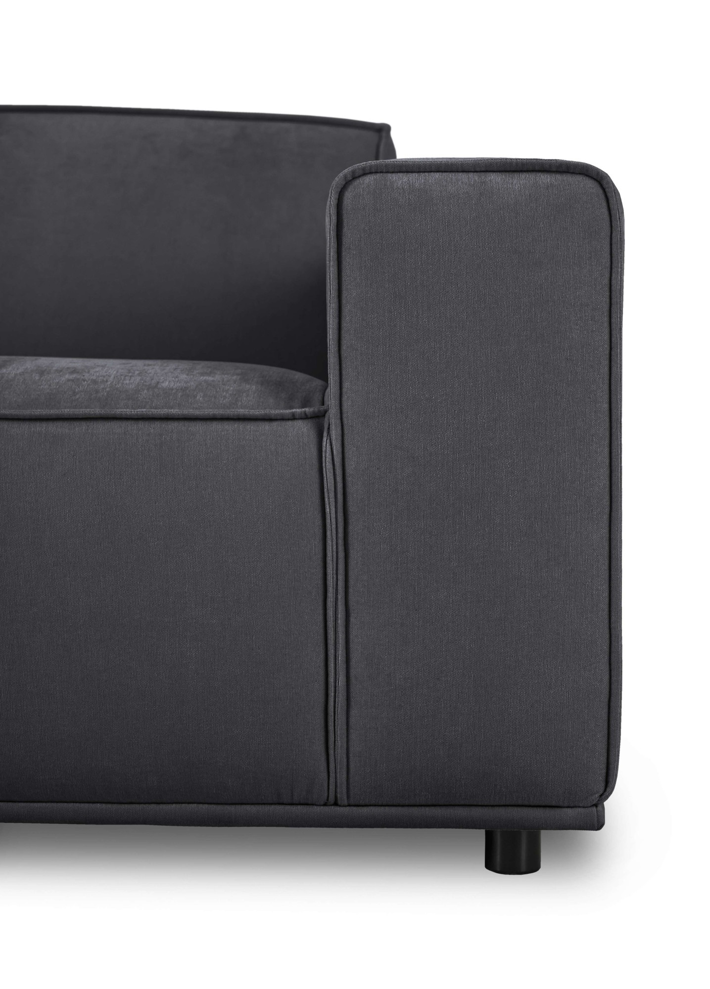 Home affaire Ecksofa »Avelin, 228 cm, L-Form, Chenille, Struktur-Boucle« mit Wellenunterfederung, Kedernaht, bodentief, Skandi-Design