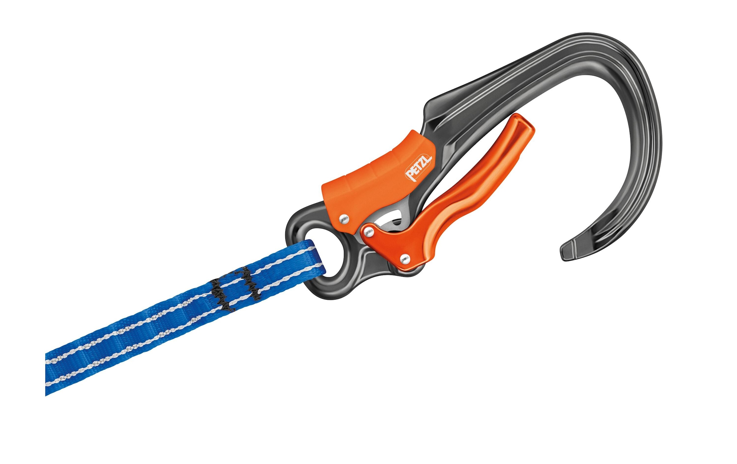 Petzl Karabiner »Scorpio Eashook, Blau«