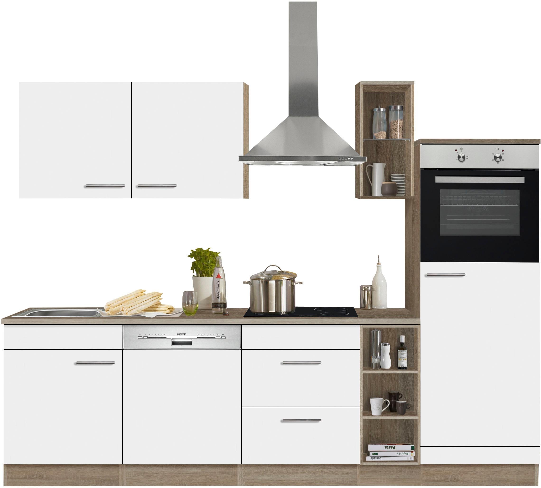 Image of OPTIFIT Küchenzeile "Kalmar" Breite 270 cm, wahlweise mit E-Geräten, mit Arbeitsplatte