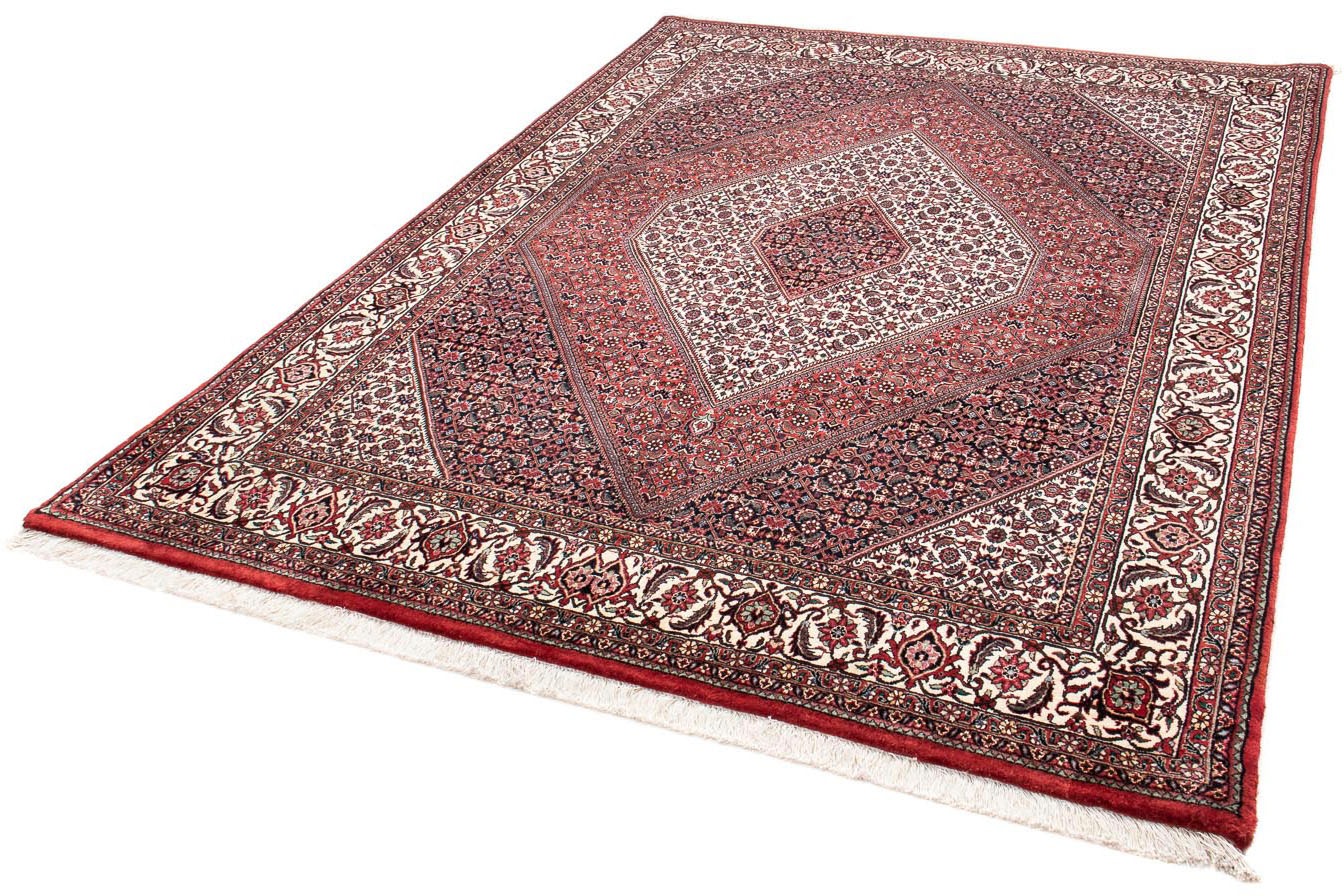 Image of morgenland Orientteppich »Perser - Bidjar - 236 x 172 cm - dunkelrot«, rechteckig, 15 mm Höhe, Wohnzimmer, Handgeknüpft, Einzelstück mit Zertifikat bei Ackermann Versand Schweiz