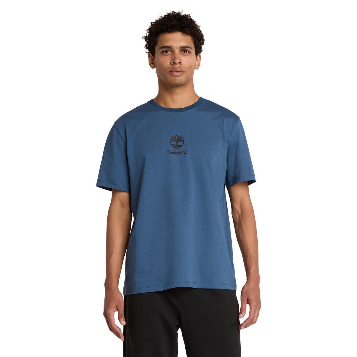 Image of Timberland T-Shirt "Print Stack Logo Short Sleeve Tee" sportlicher Schnitt, Kurzarm, für Sportmode und Casualmode
