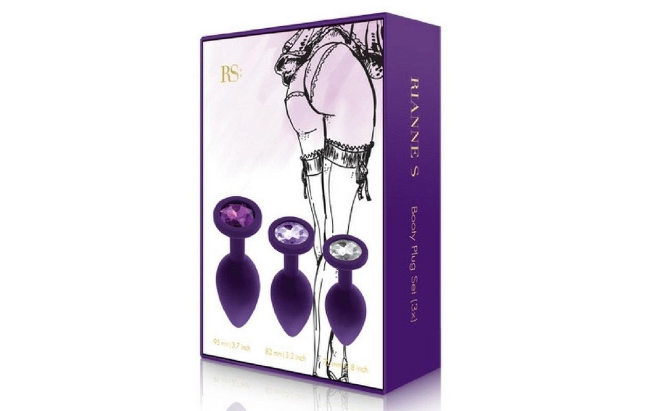 Analvibrator »Anal Plug Booty Plug Set V«, (1 tlg.)