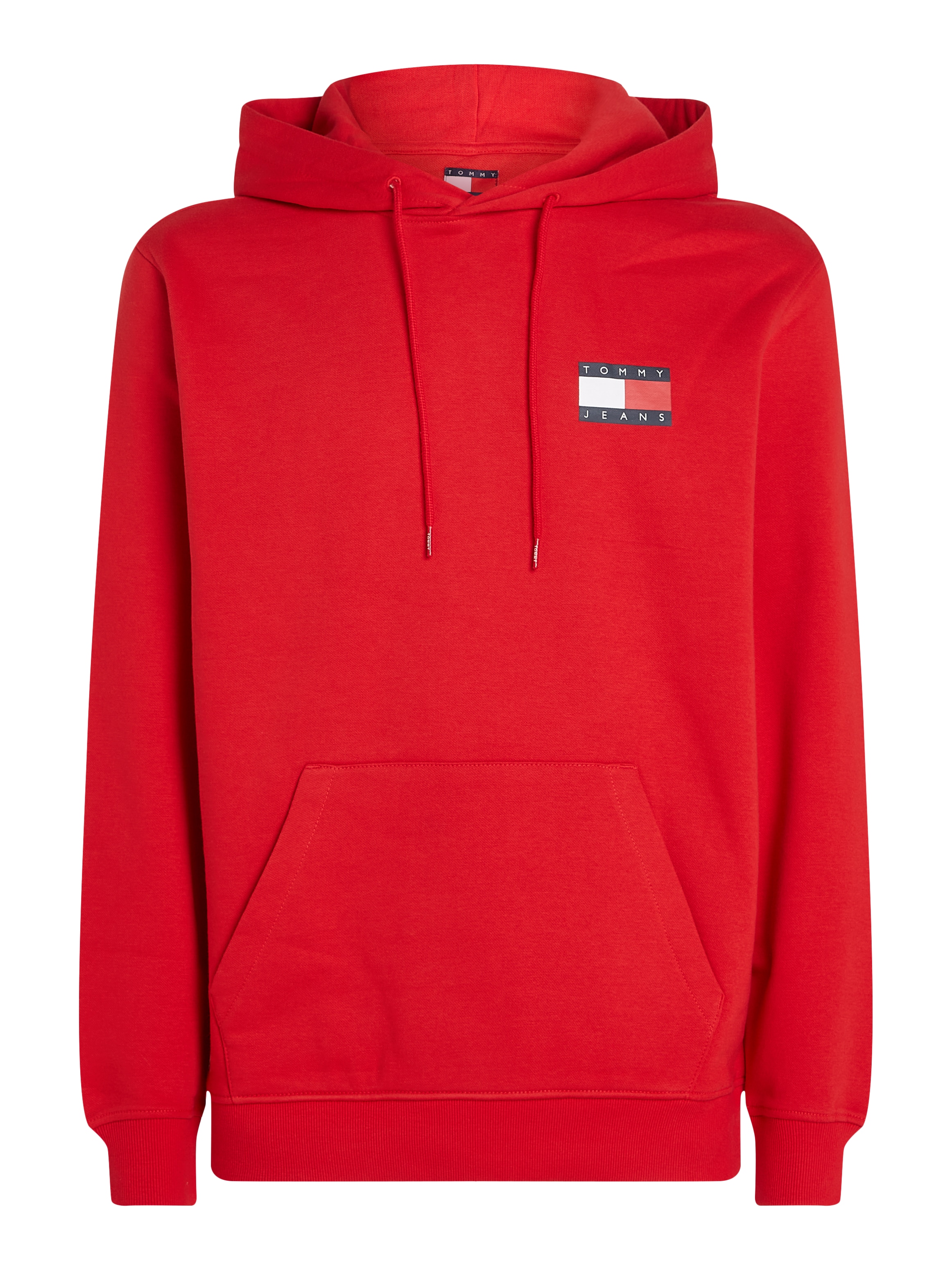 Tommy Jeans Sweatshirt »TJM REG ESSENTIAL FLAG HOOD EXT«, mit bedruckten Markenlogo auf Brusthöhe