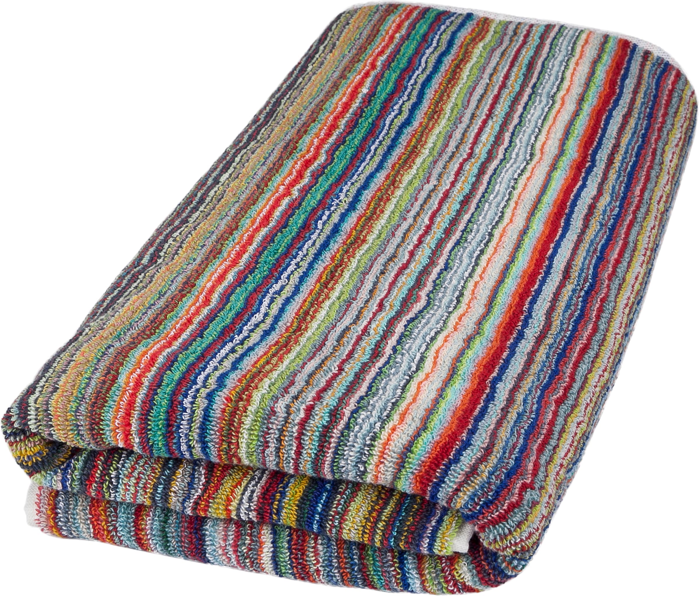 ROSS Saunatuch »Missoni-Serie« aus feinster Baumwolle, dezente Streifen, Multifarben