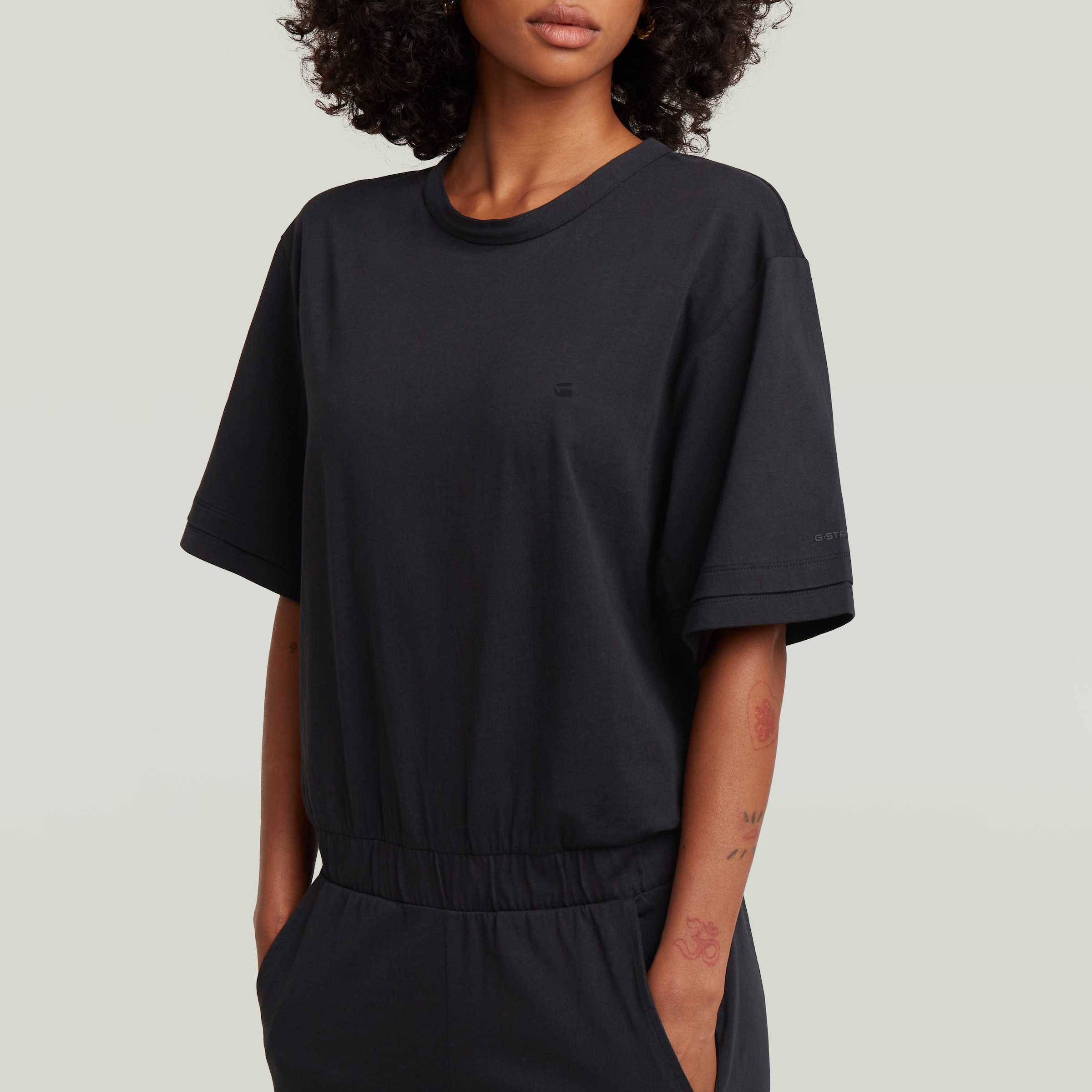 G-STAR Jumpsuit »Jersey Jumpsuit Wmn« mit elastischem Bund