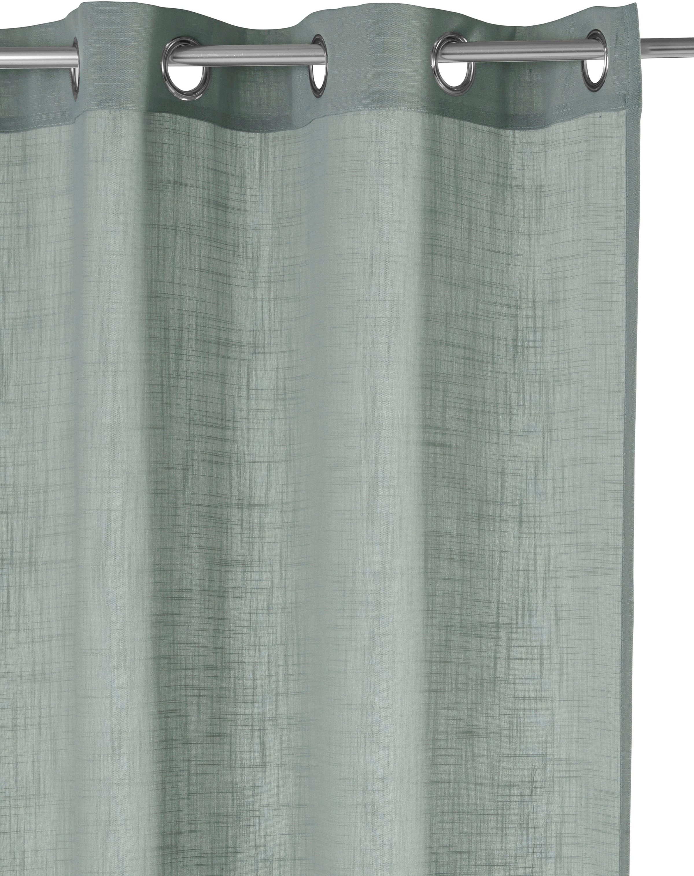 Home affaire Collection Vorhang »Linsdorf« Ösen 1 Stk. tlg. Leinenstruktur, halbtransparent