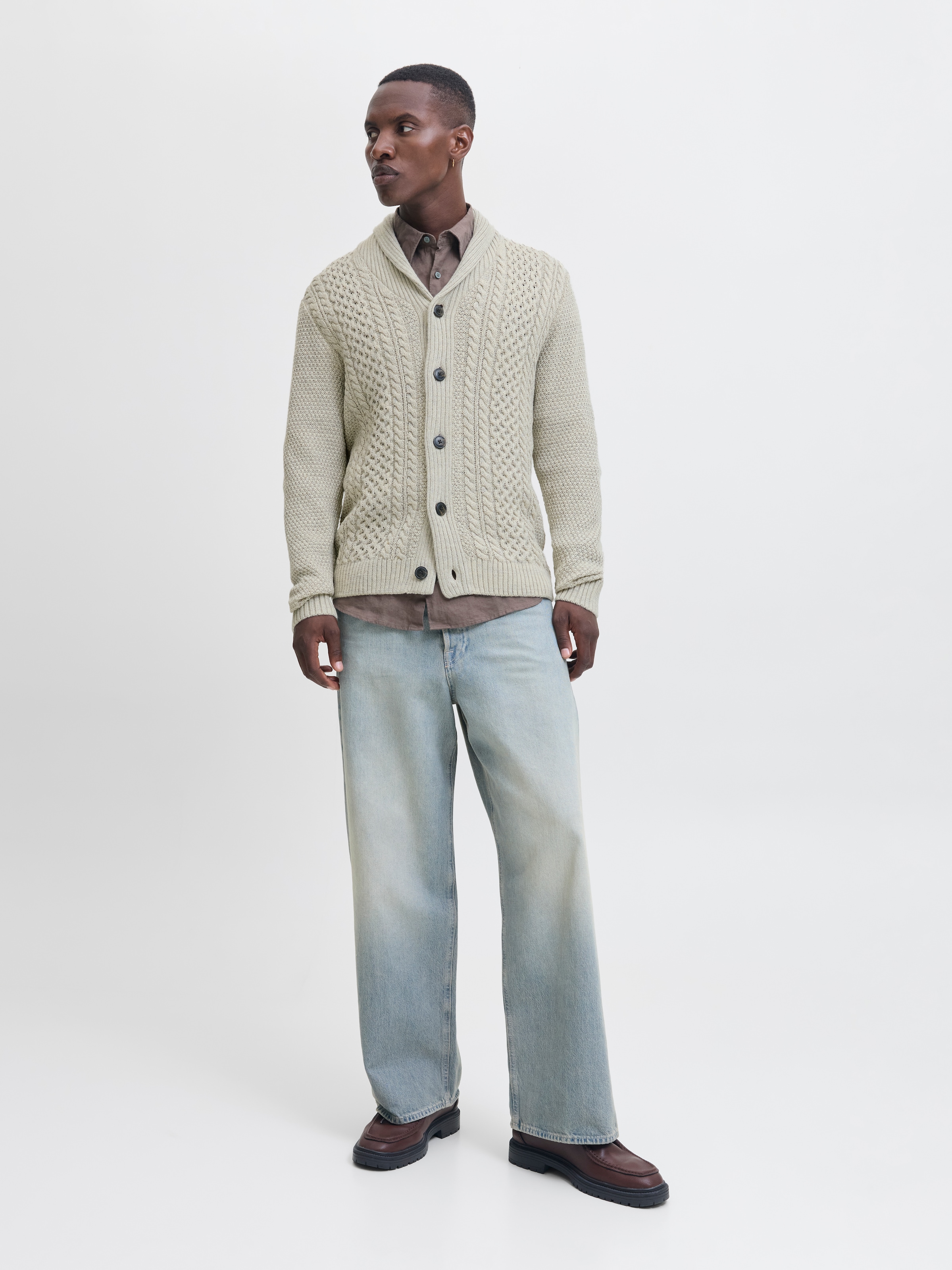 Jack & Jones Pull en tricot »JJPAUL KNIT SHAWL CARDIGAN«