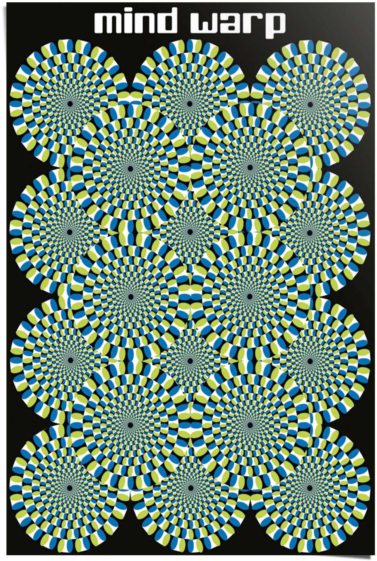 Image of Reinders! Poster »Mind Warp op art«, (1 St.) bei Ackermann Versand Schweiz