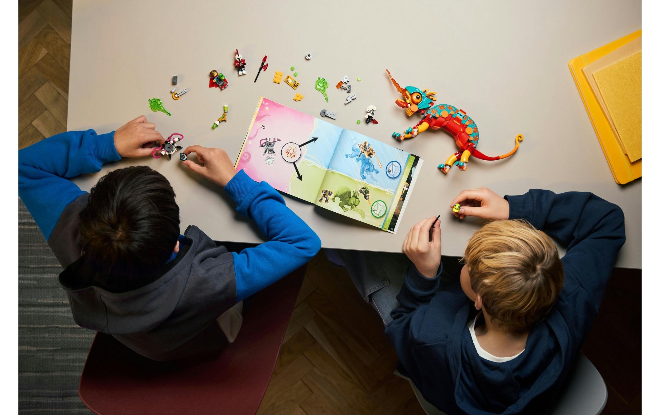 LEGO® Spielbausteine »DreamZzz Mateos Feuer-Chamäleon 71492«