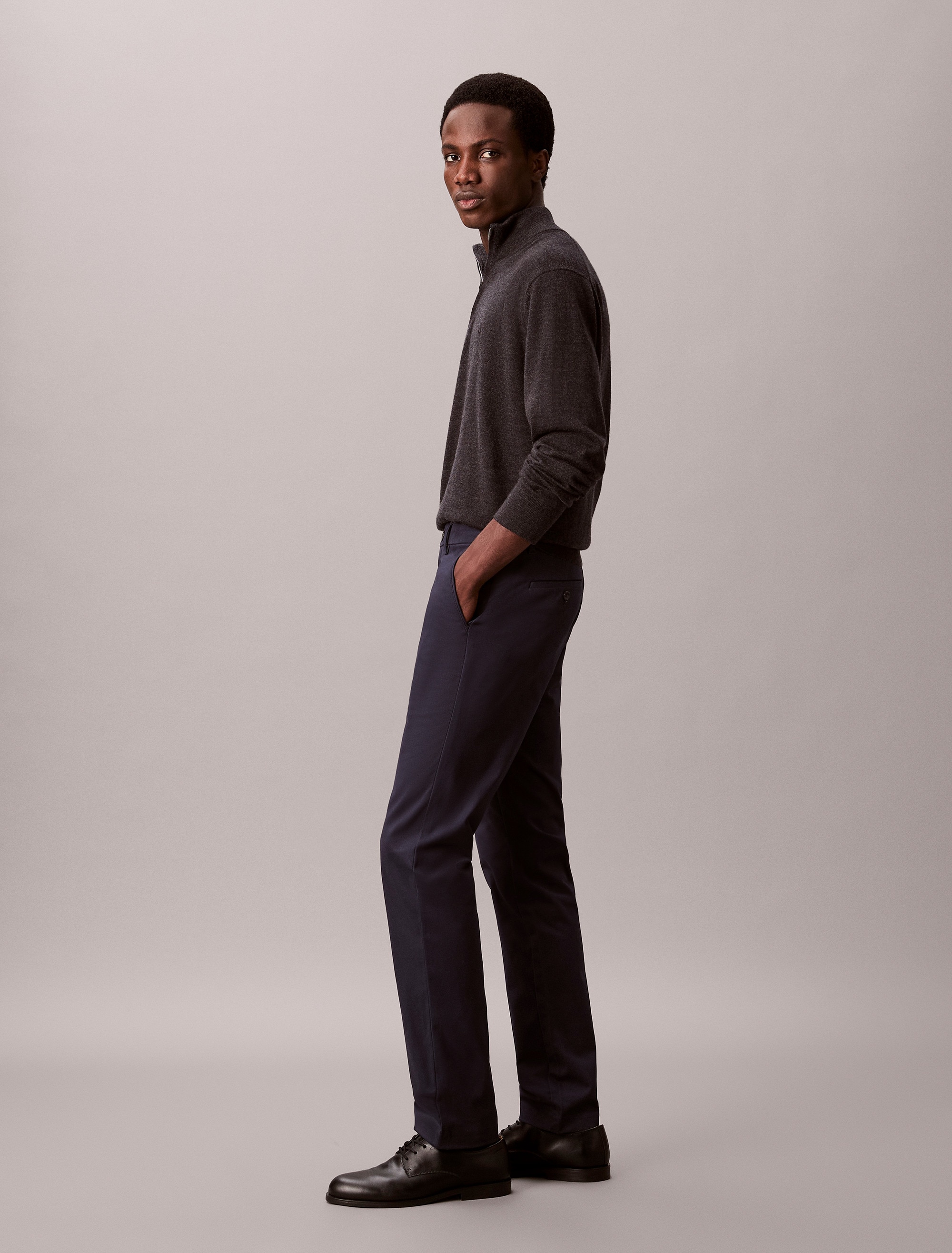 Calvin Klein Chinos »SLIM SATEEN CHINO TROUSER«  slim fit
