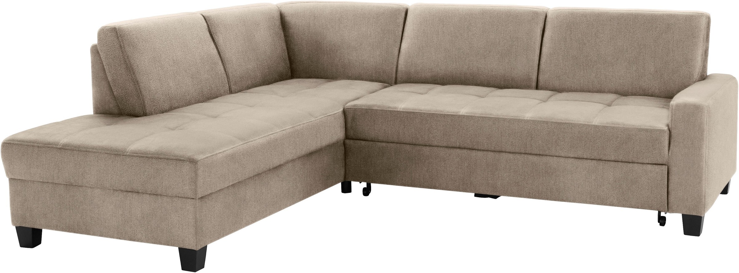 Image of DOMO collection Ecksofa »Florentina«, wahlweise mit Bettfunktion, mit Kontrastnaht bei Ackermann Versand Schweiz