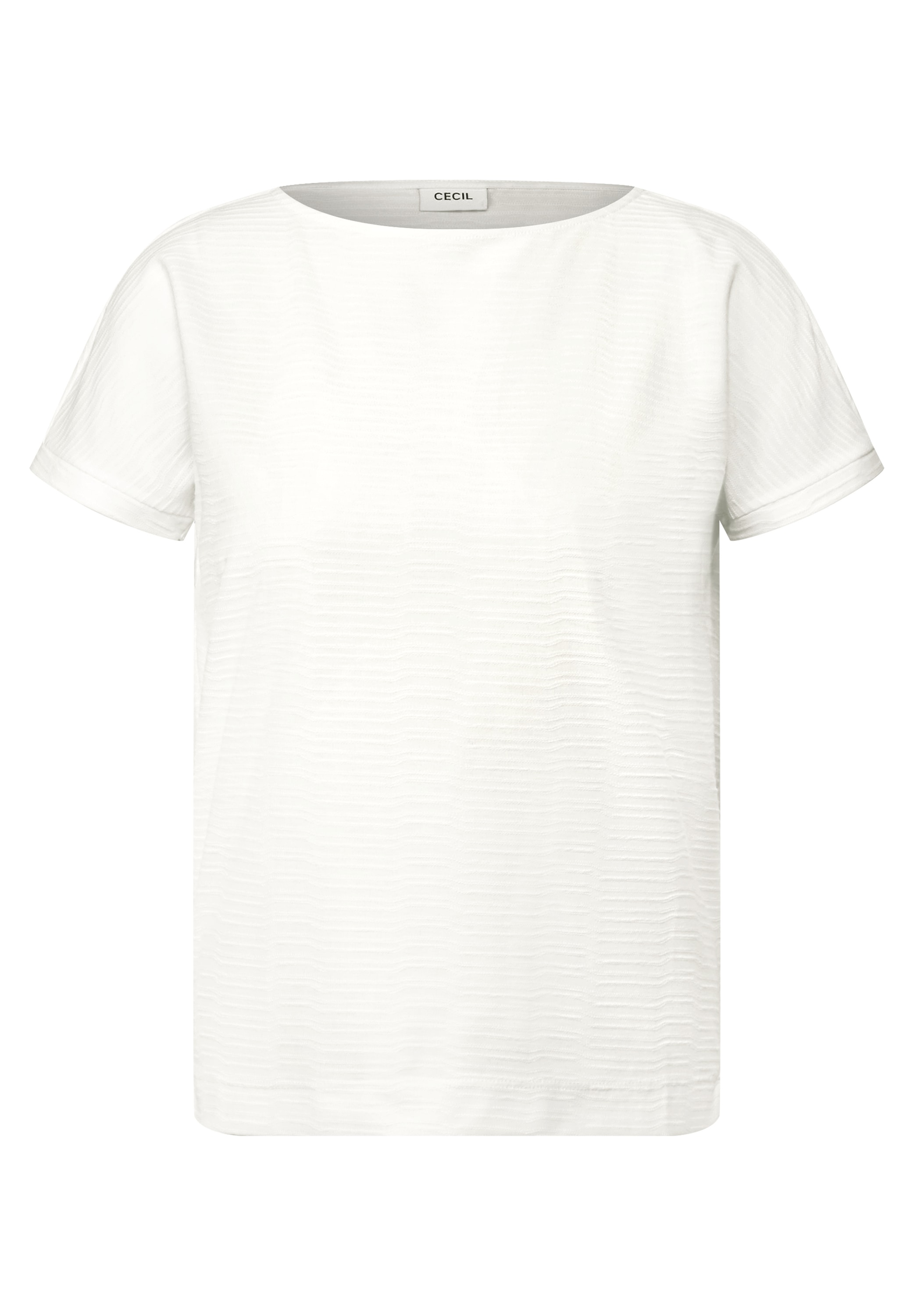 Cecil T-Shirt, mit Streifen-Struktur