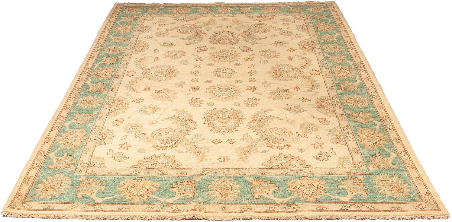 Image of morgenland Orientteppich »Ziegler - 260 x 171 cm - beige«, rechteckig, 6 mm Höhe, Wohnzimmer, Handgeknüpft, Einzelstück mit Zertifikat bei Ackermann Versand Schweiz
