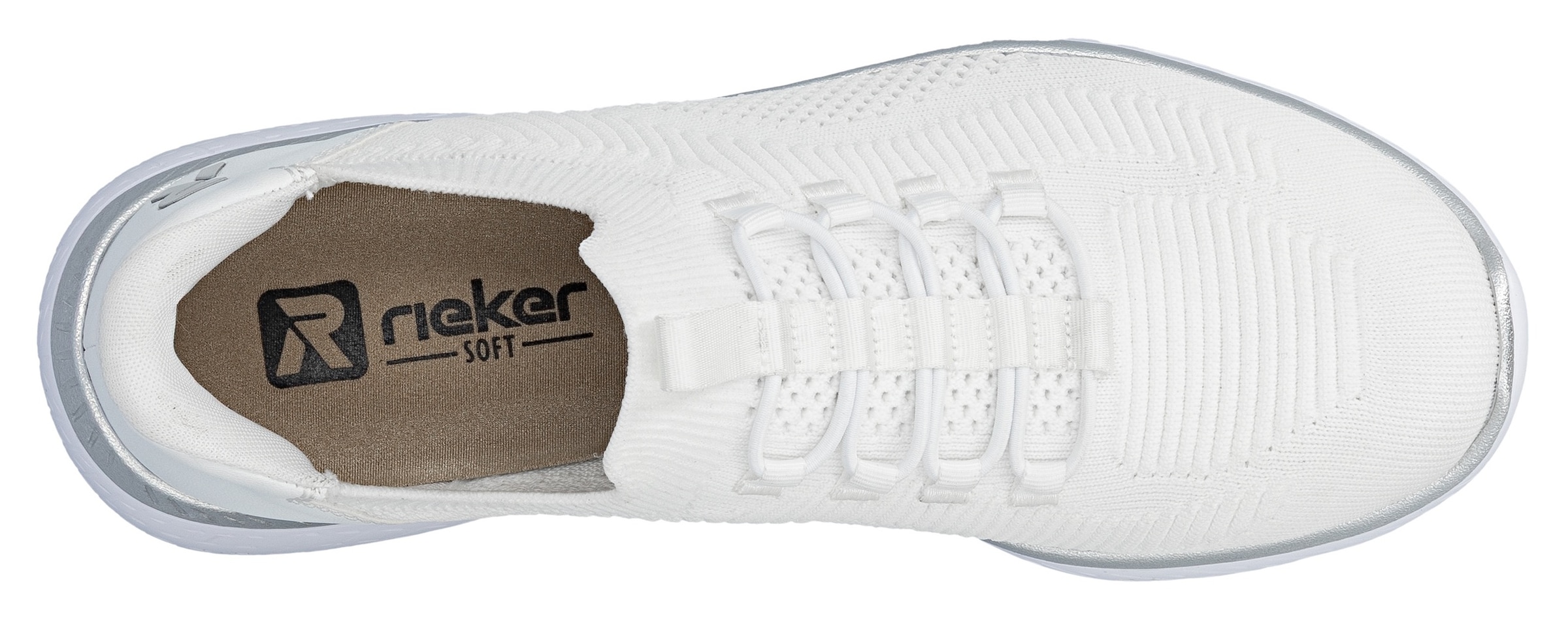 RIEKER Sport Slip-On Sneaker »Ready2GO«  , Halbschuh, Freizeitschuh, Slipper mit MemoSoft-Innensohle