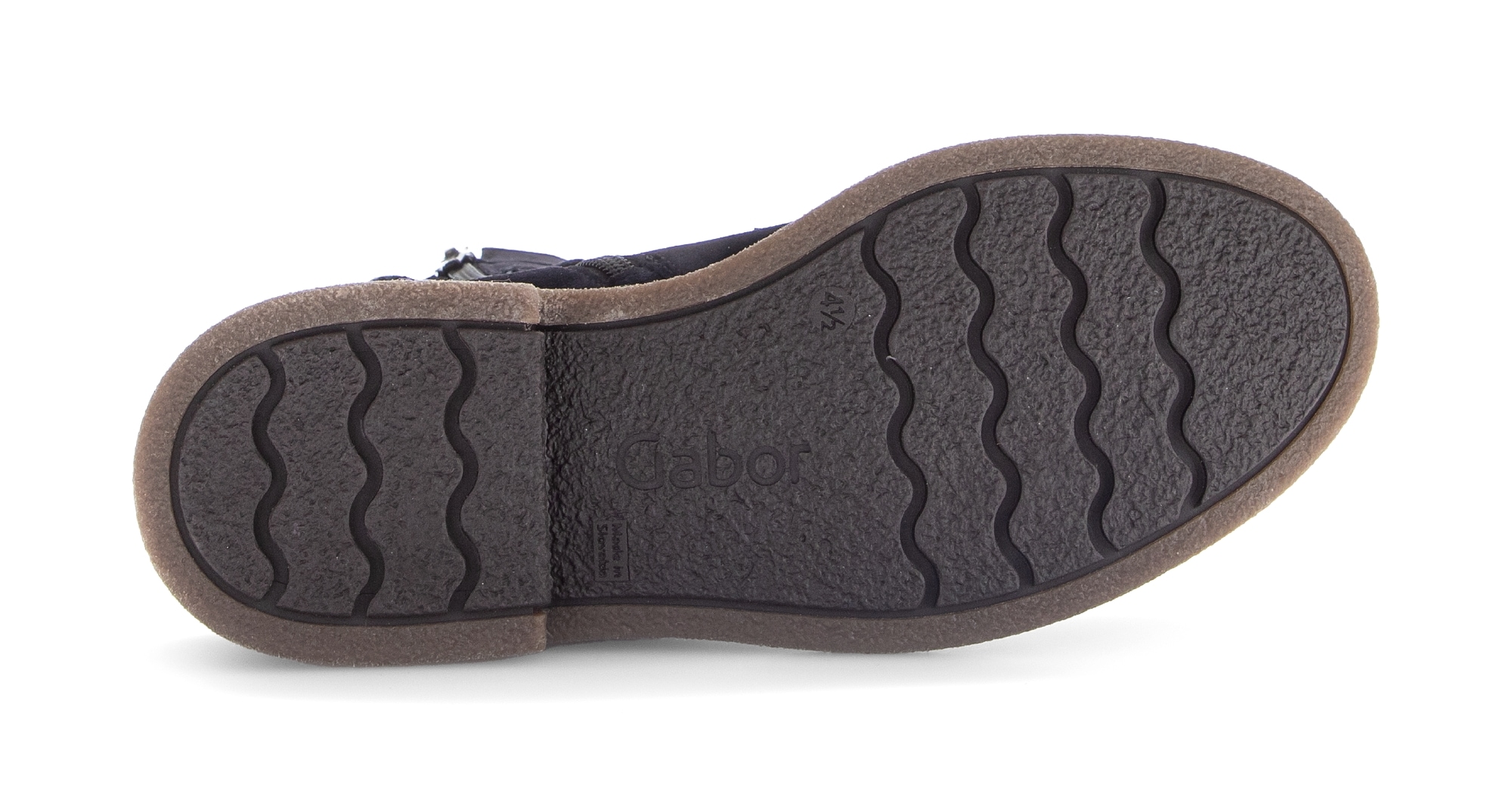Gabor Schnürboots  , Blockabsatz, Schnürstiefelette mit Innenreissverschluss, G-Weite