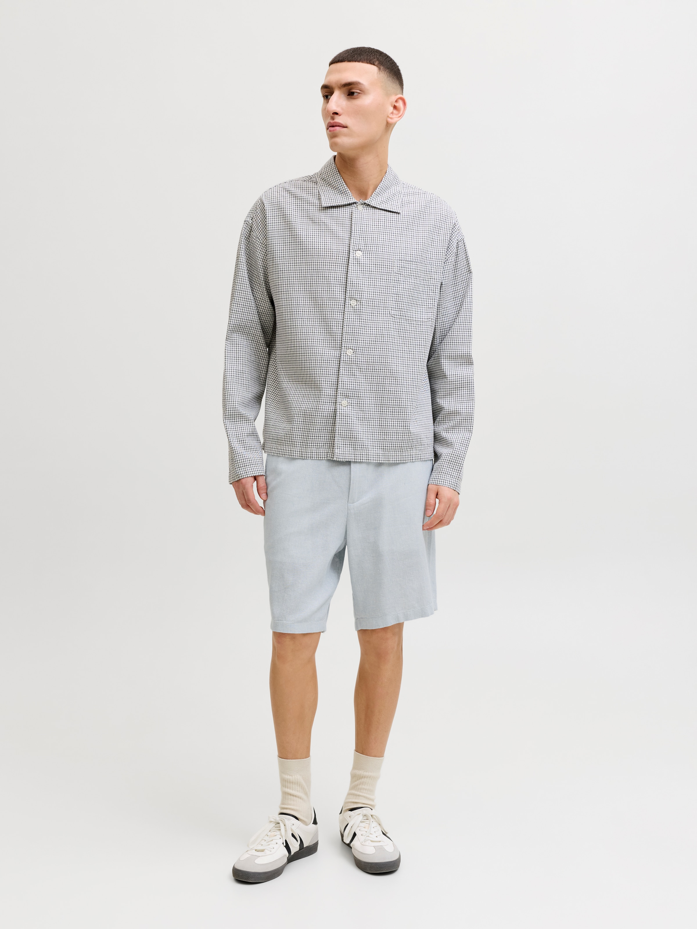 Jack & Jones Short en chino »JPSTACE MYKONOS LINEN BLEND SHORTS SRT«
