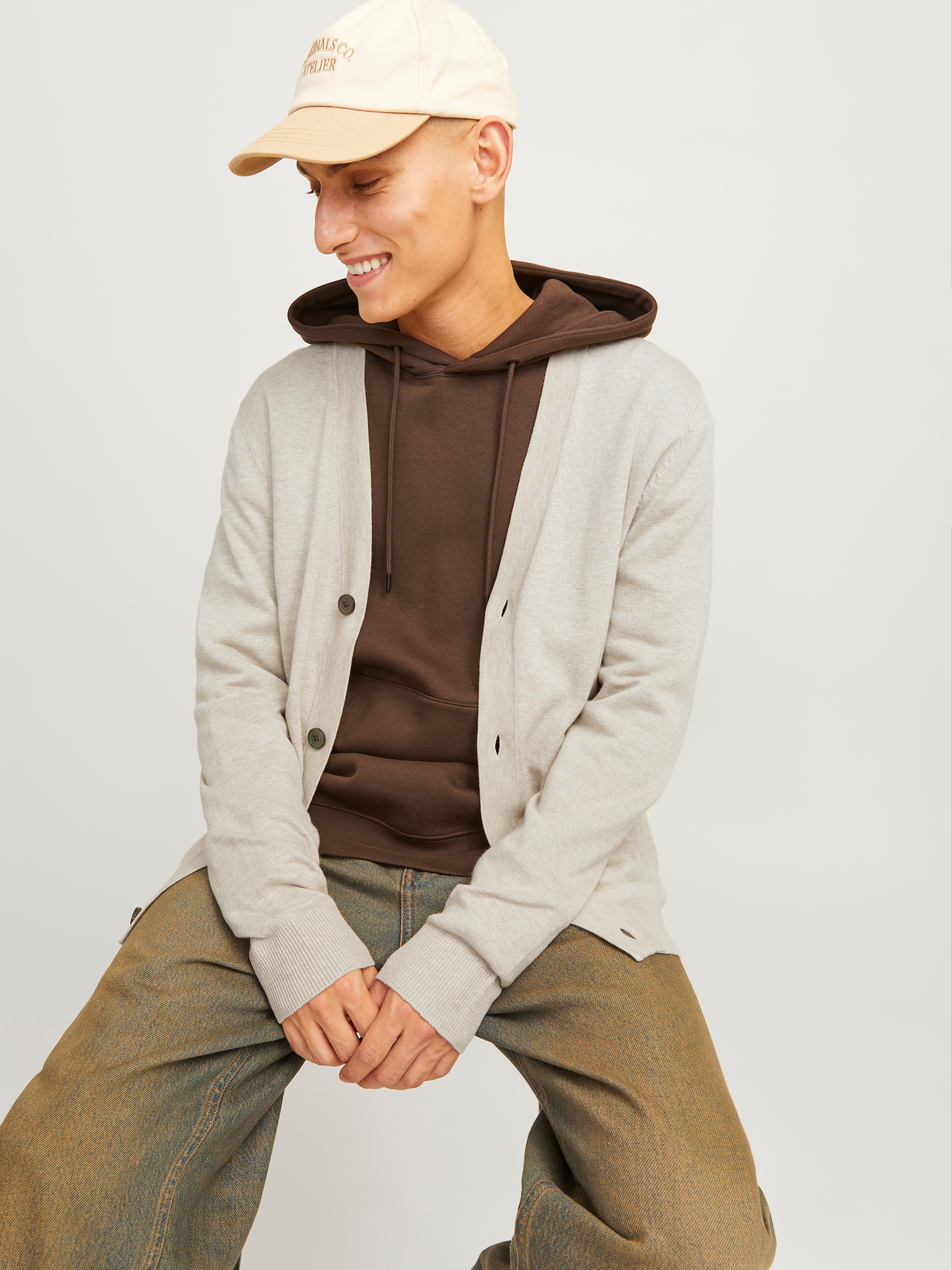 Jack & Jones Strickjacke »JJEEMIL KNIT BUTTON CARDIGAN NOOS«