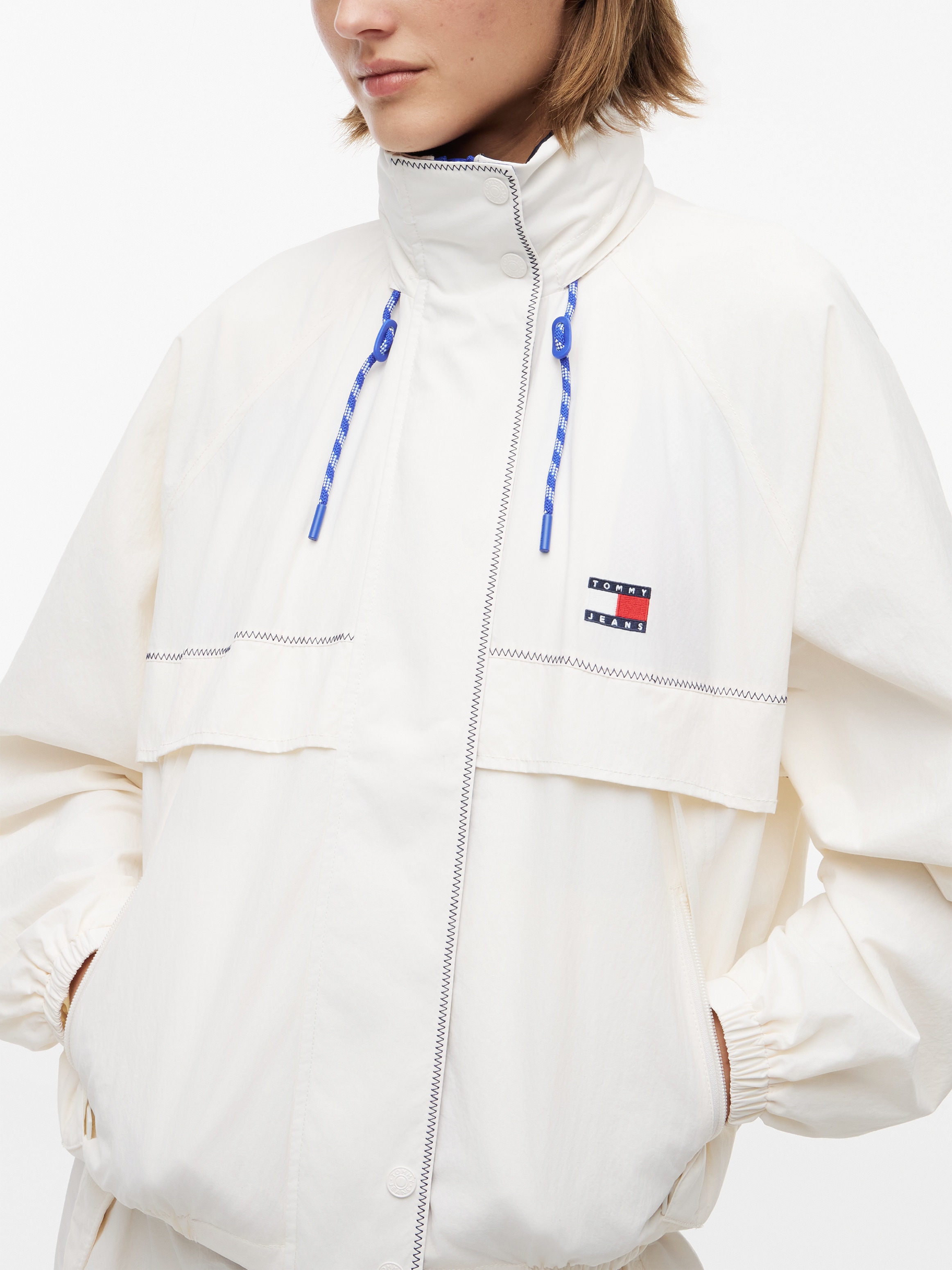 Tommy Jeans Coupe-vent »TJW COLORBLOCK WINDBREAKER« Kunstfaser, elastische Bündchen, verdeckter Reissverschluss