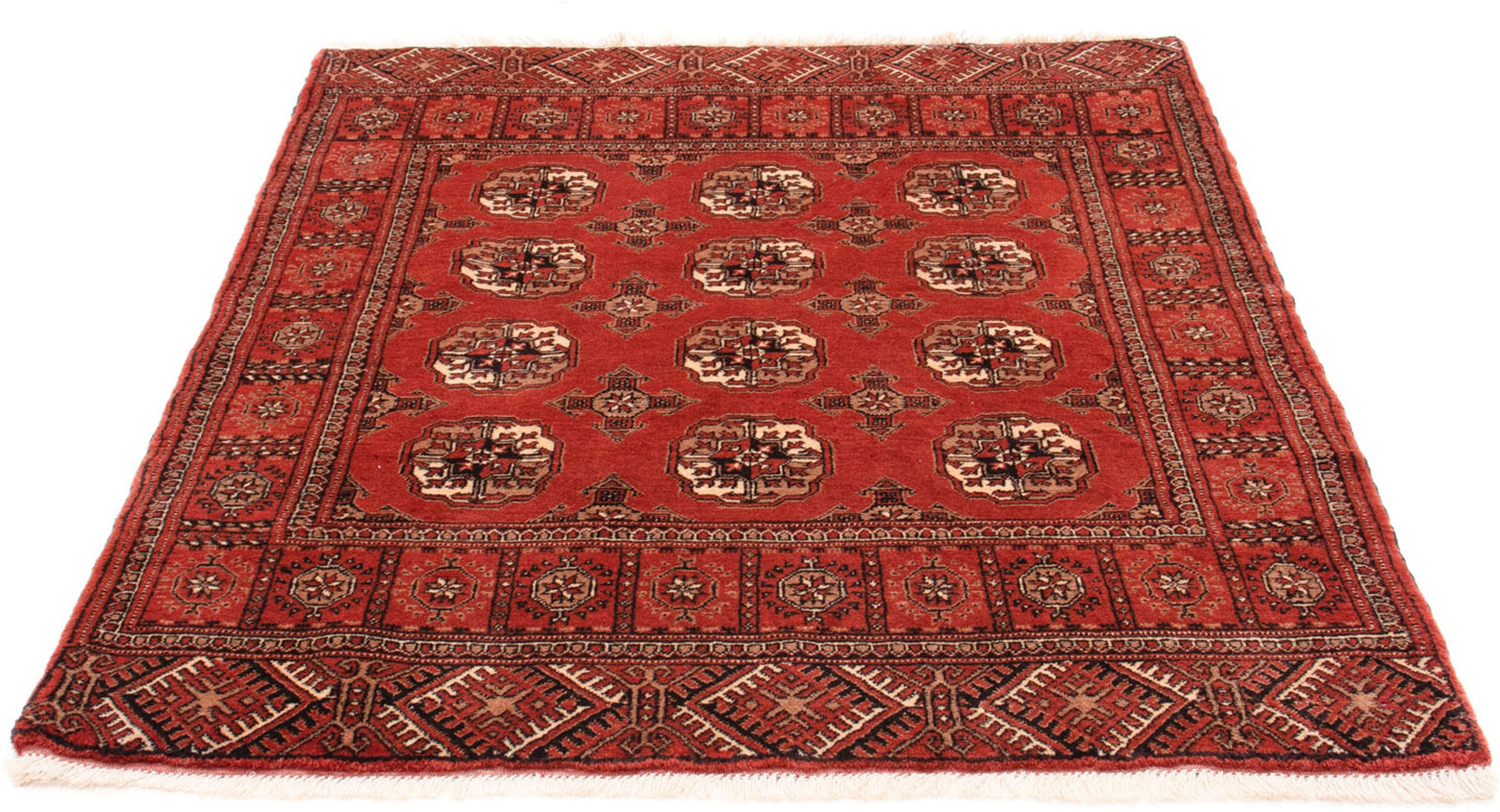 Image of morgenland Orientteppich »Belutsch - 143 x 121 cm - dunkelrot«, rechteckig, 8 mm Höhe, Wohnzimmer, Handgeknüpft, Einzelstück mit Zertifikat bei Ackermann Versand Schweiz