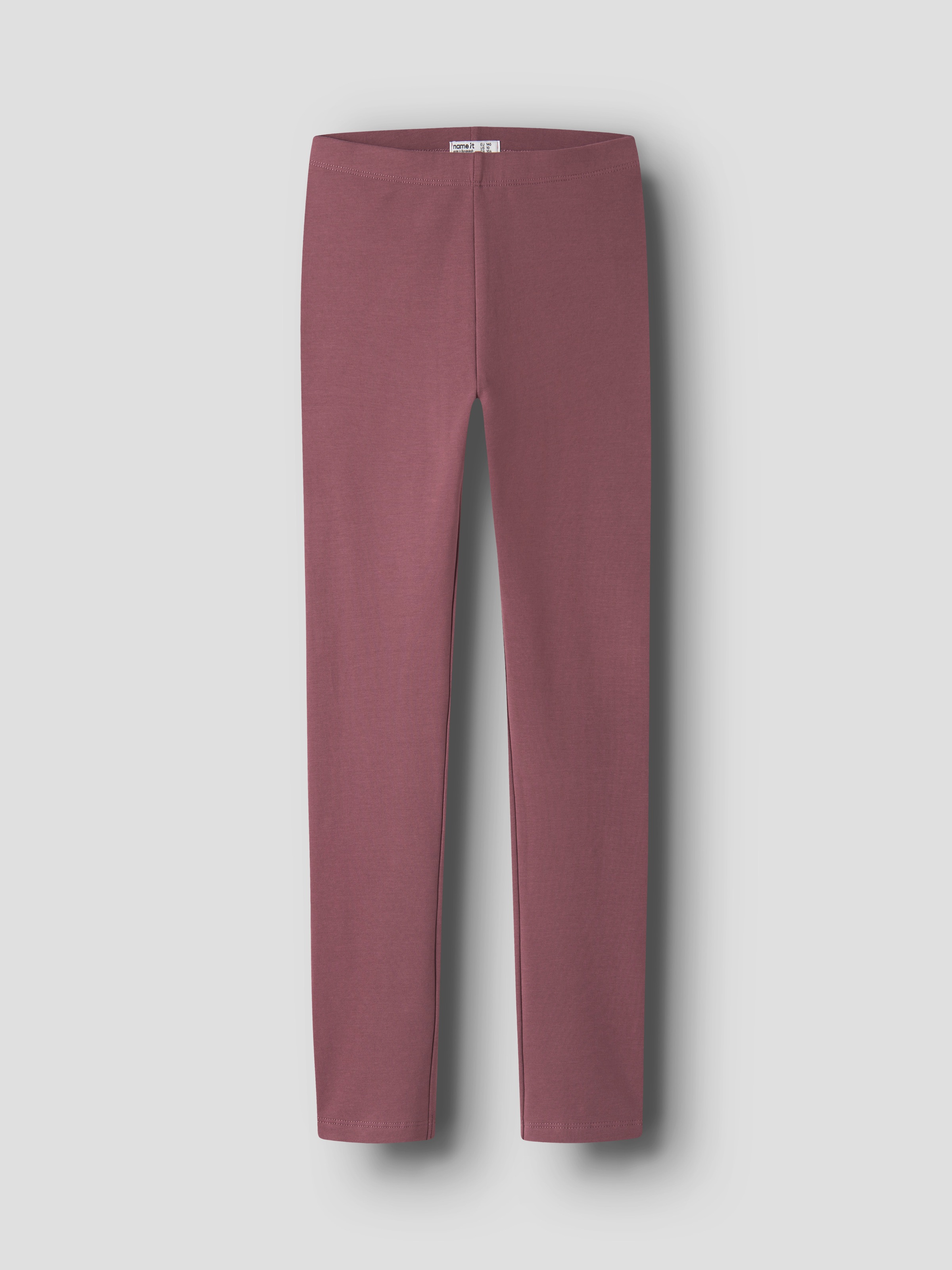 Name It Leggings »NKFDAVINA SOLID SWE LEGGING BRU N NOOS«  mélange coton, intérieur gratté, coupe régulière