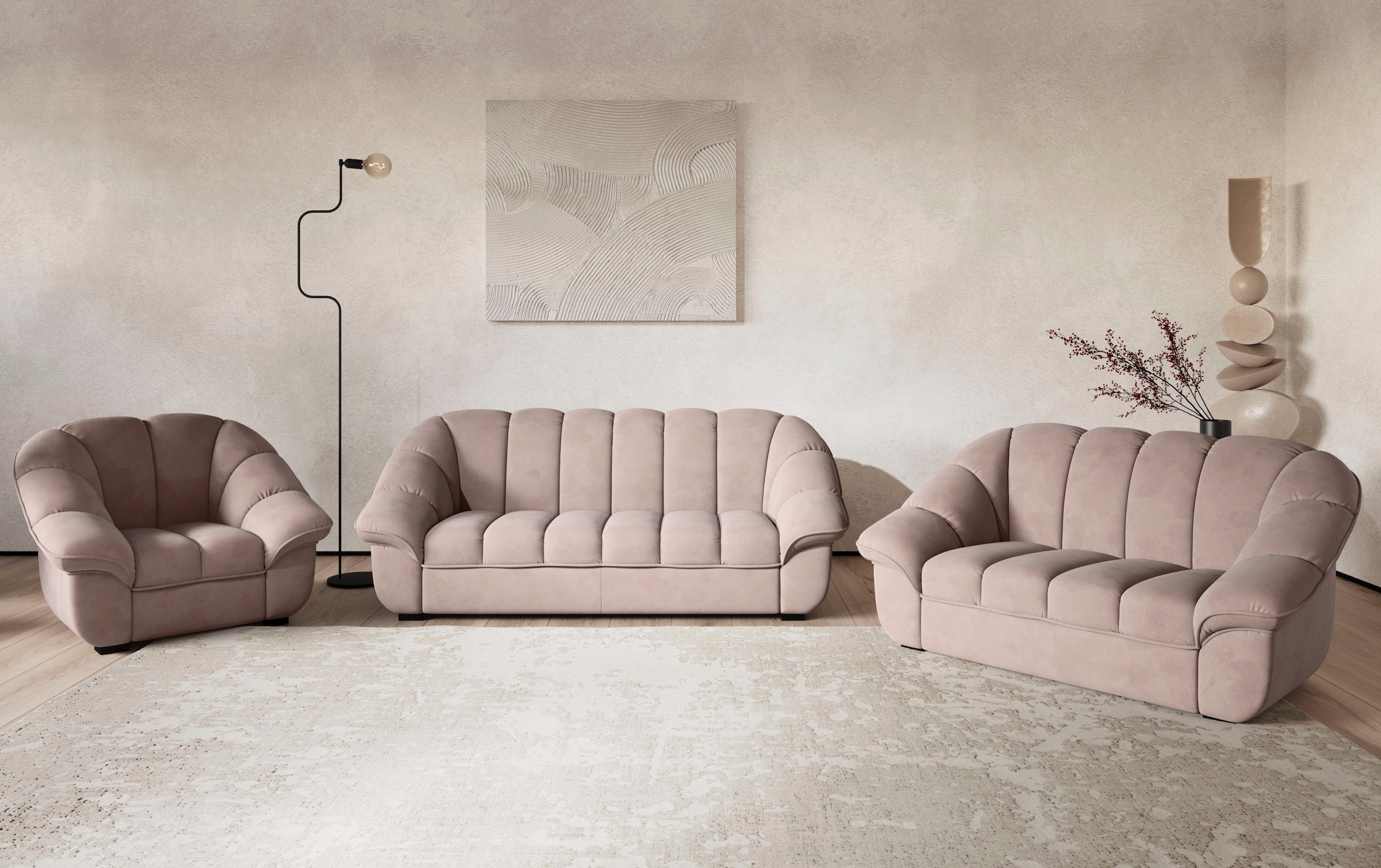 COTTA 3-places »Mado, Breite 215 cm« verschiedene Sofas individuell kombinierbar